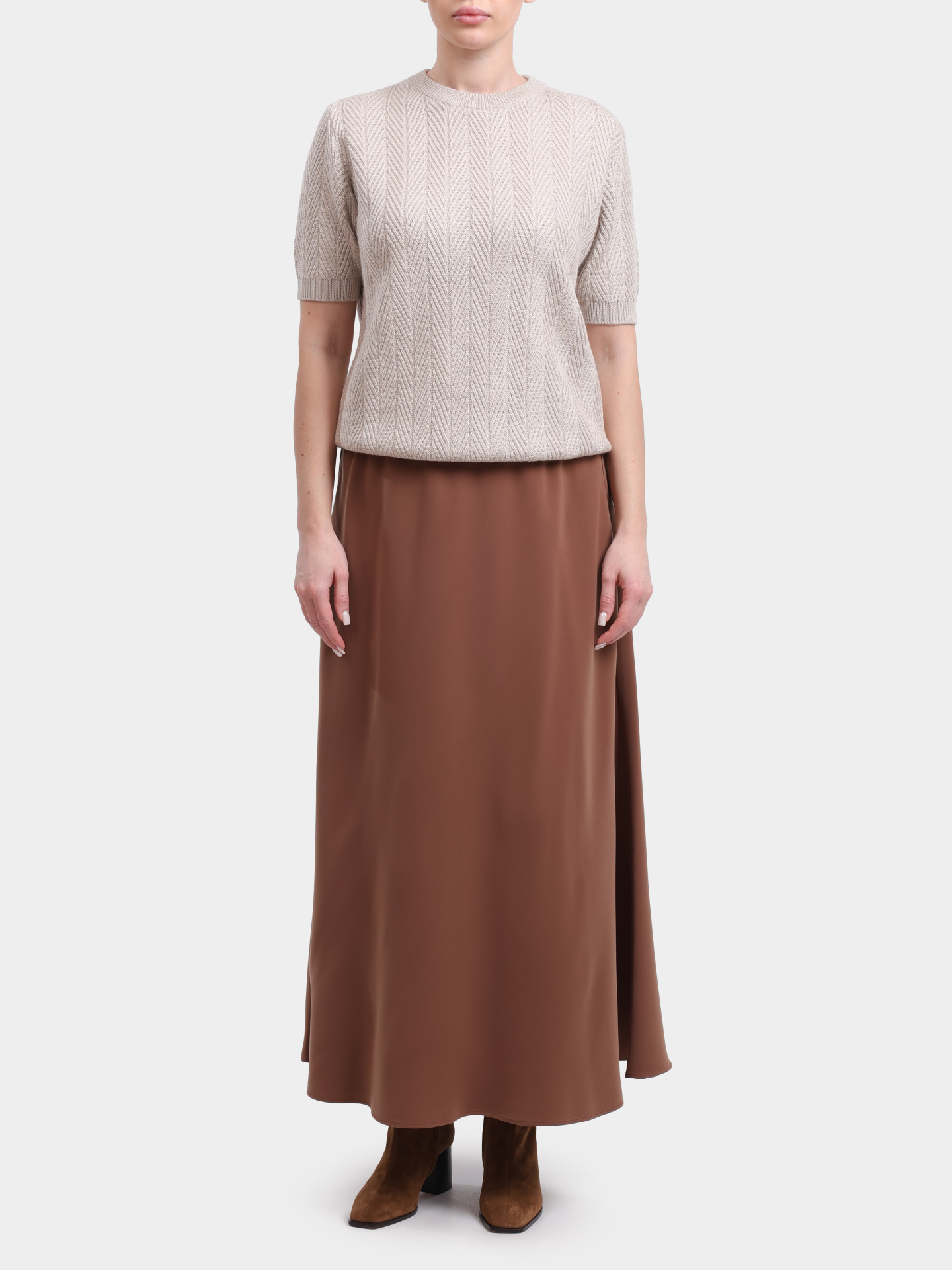 Джемпер MG000197D 70309 1990 бежевый женский — купить в интернет-магазине Verdistore