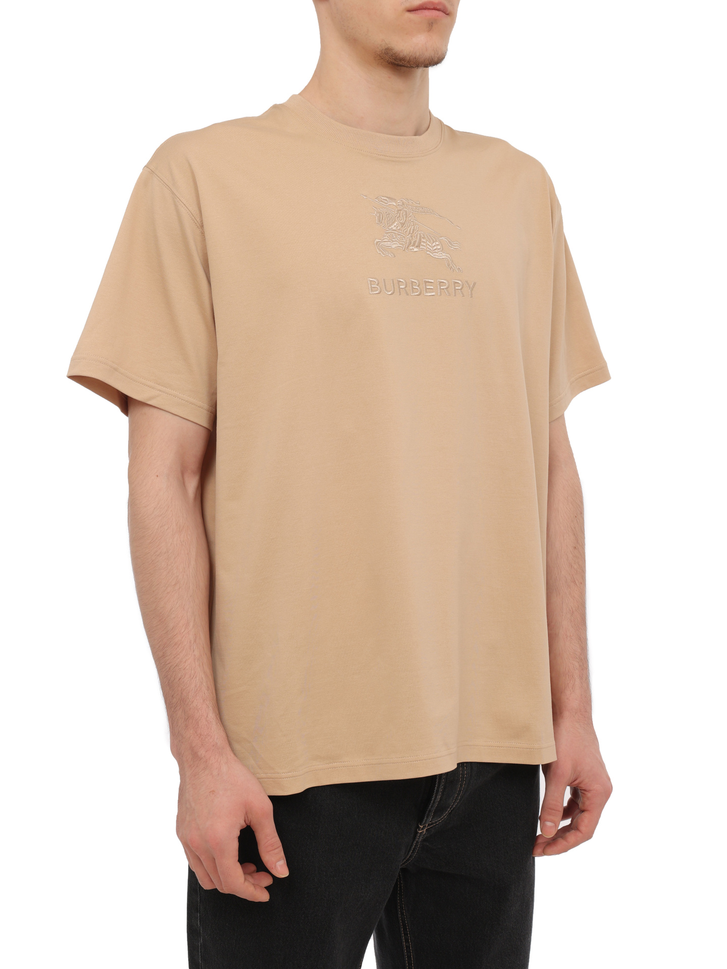 Футболка Burberry 8072749 A7405 хлопковая мужская — купить в интернет-магазине Verdistore