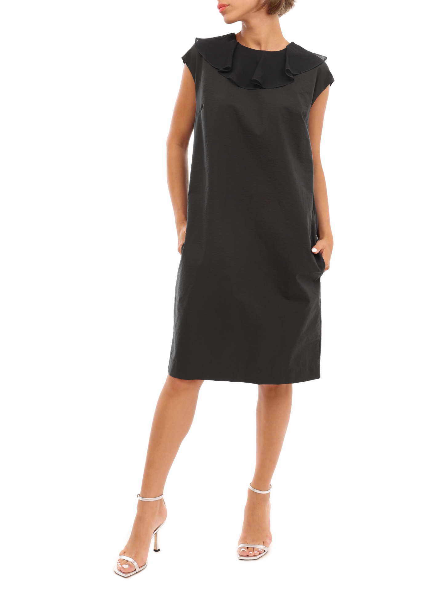 Платье Brunello Cucinelli M0F79AV371 темно-серое женское — купить в интернет-магазине Verdistore