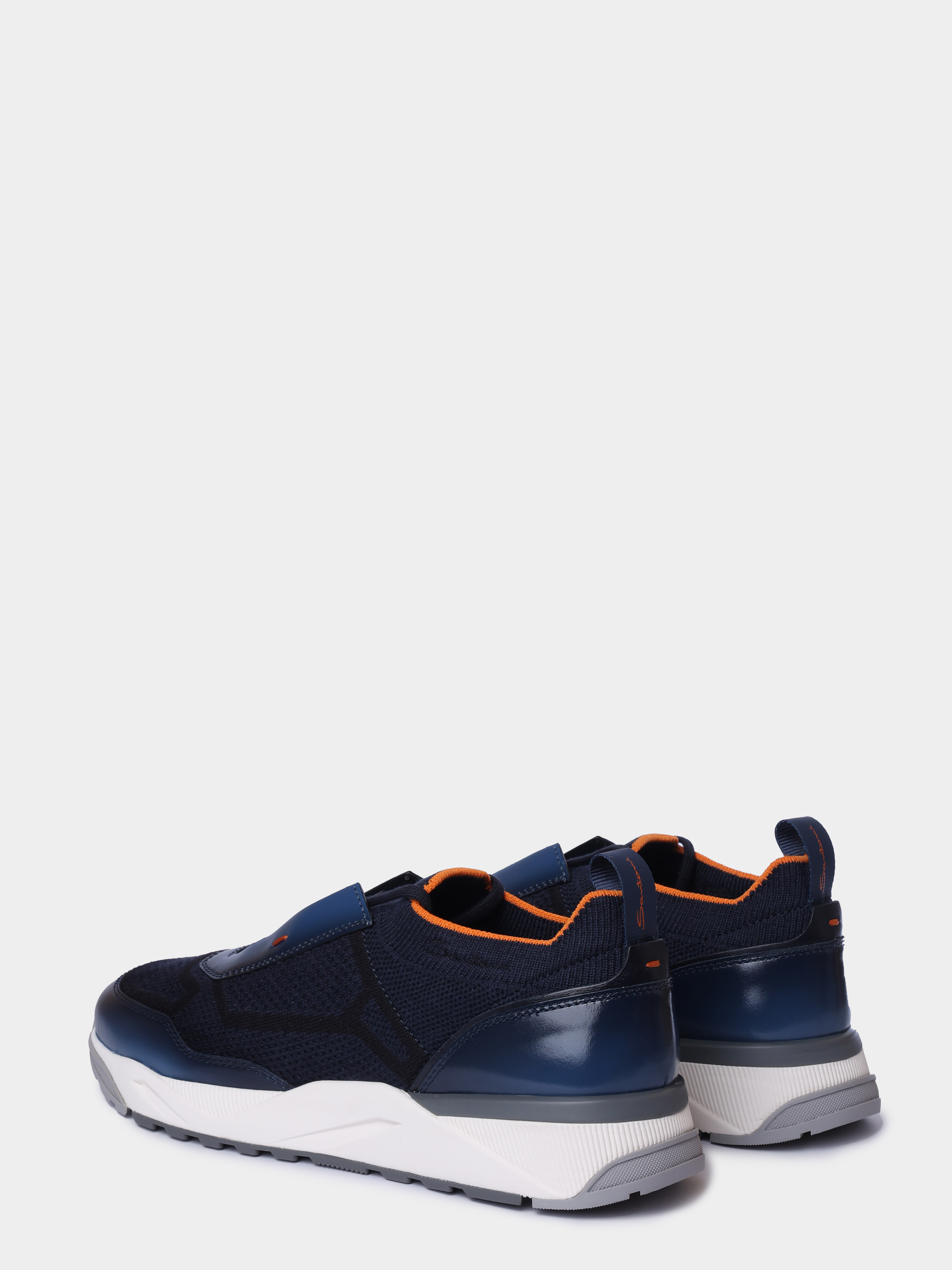 Кроссовки Santoni MBIG22135BGRNOTZU61 комбинированные мужские — купить в интернет-магазине Verdistore