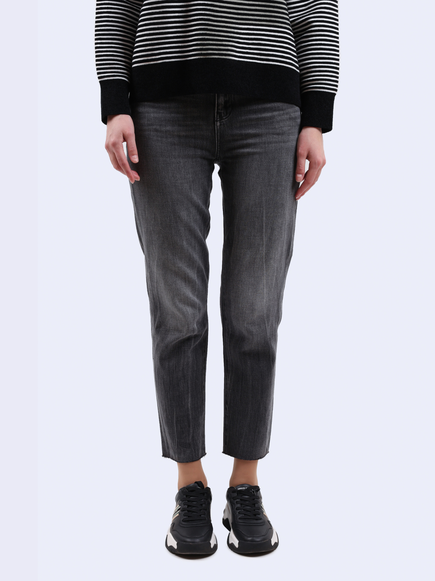Джинсы Armani Exchange 6DYJ16 Y18OZ 0903 серые женские — купить в интернет-магазине Verdistore