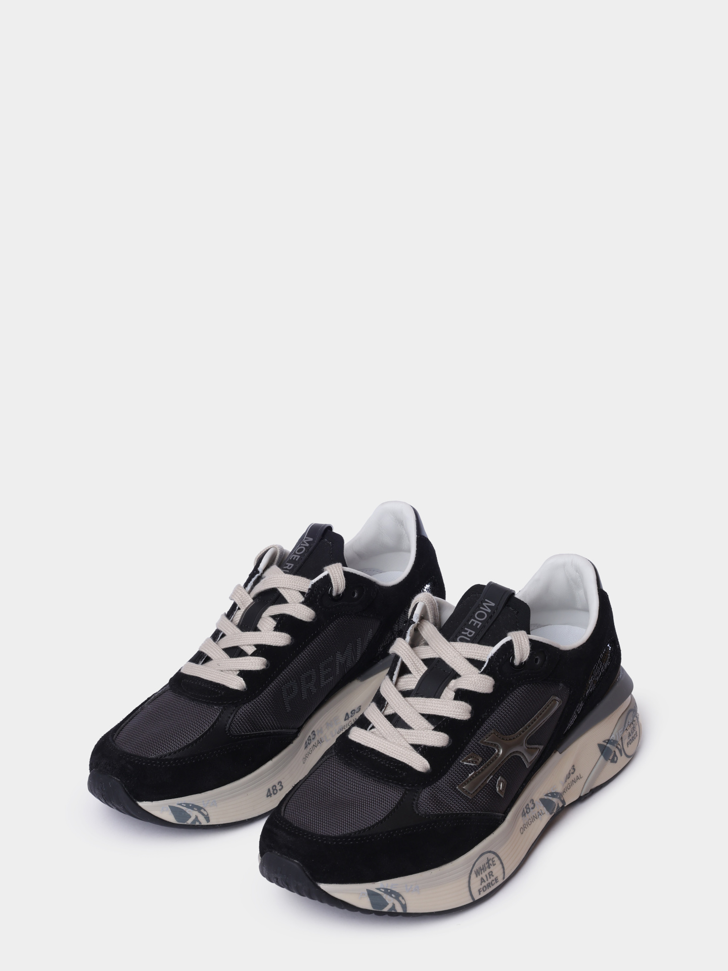 Кроссовки Premiata Sport MOERUND VAR 8304 черные женские комбинированные  — купить в интернет-магазине Verdistore