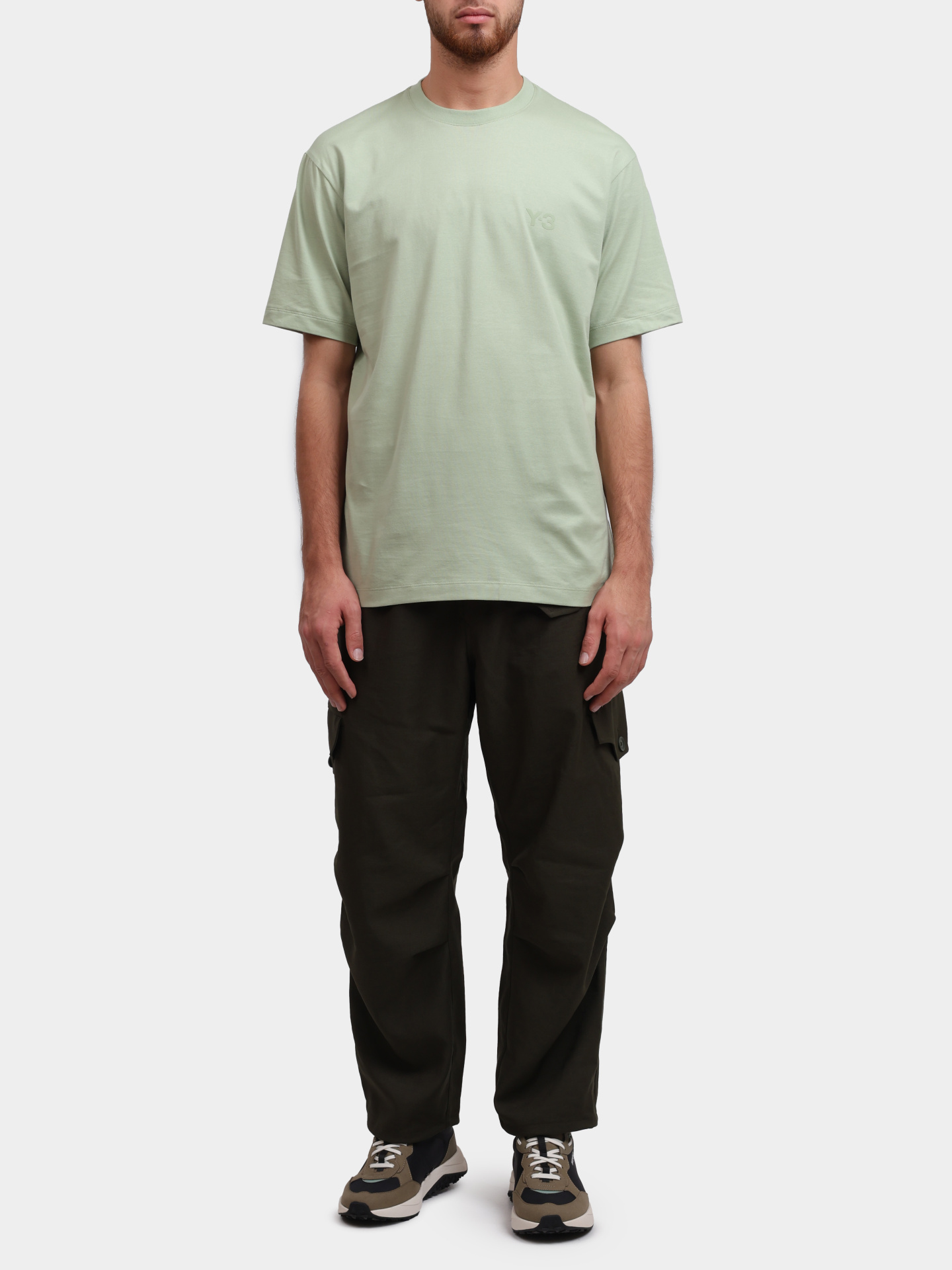 Брюки-карго Y-3 JE3436 зеленые мужские — купить в интернет-магазине Verdistore