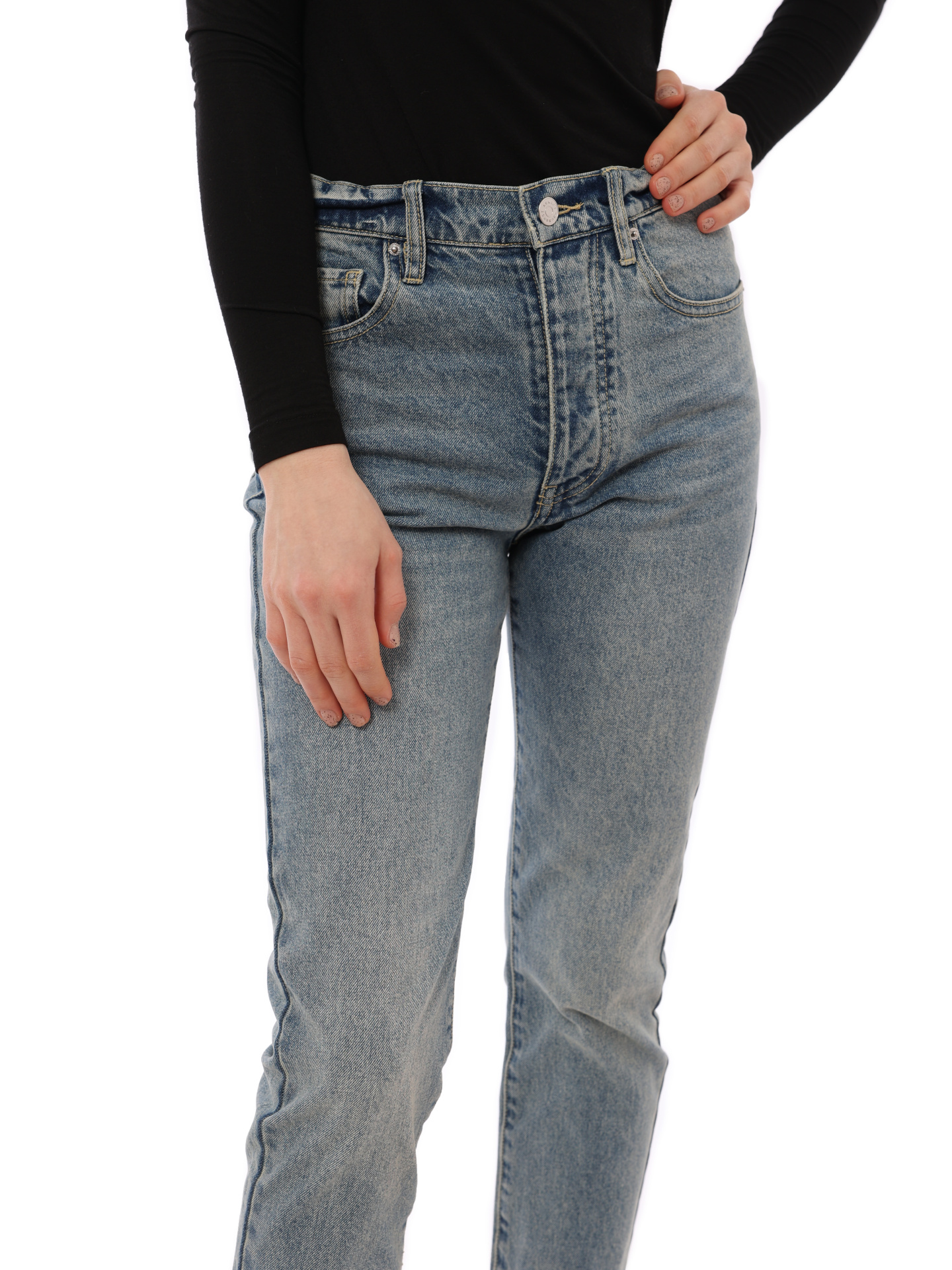 Джинсы Armani Exchange 8NYJ51 Y2AAZ 150A голубые женские — купить в интернет-магазине Verdistore