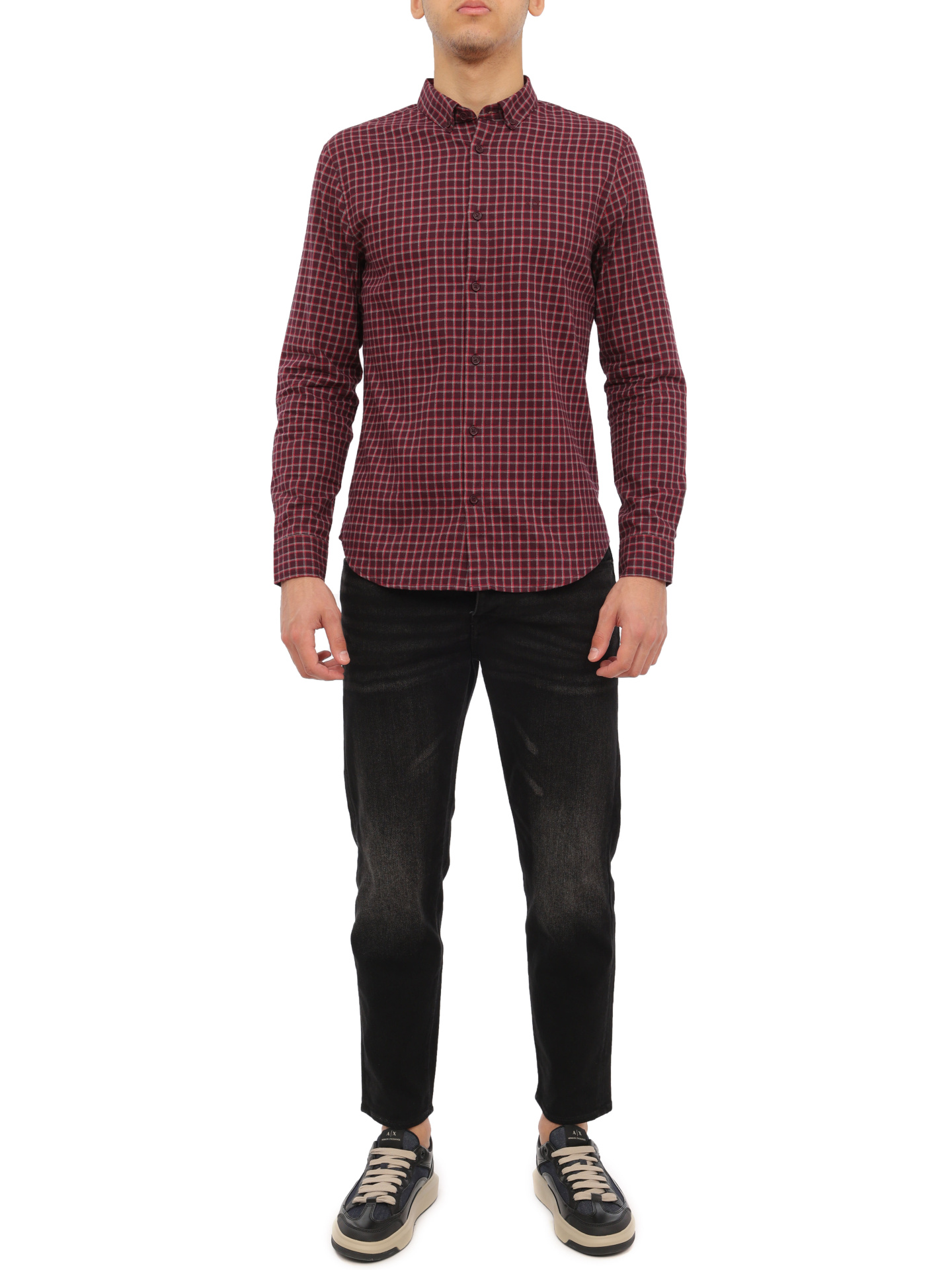 Джинсы Armani Exchange 6RZJ24 Z1VQZ 0204 темно-серые мужские — купить в интернет-магазине Verdistore