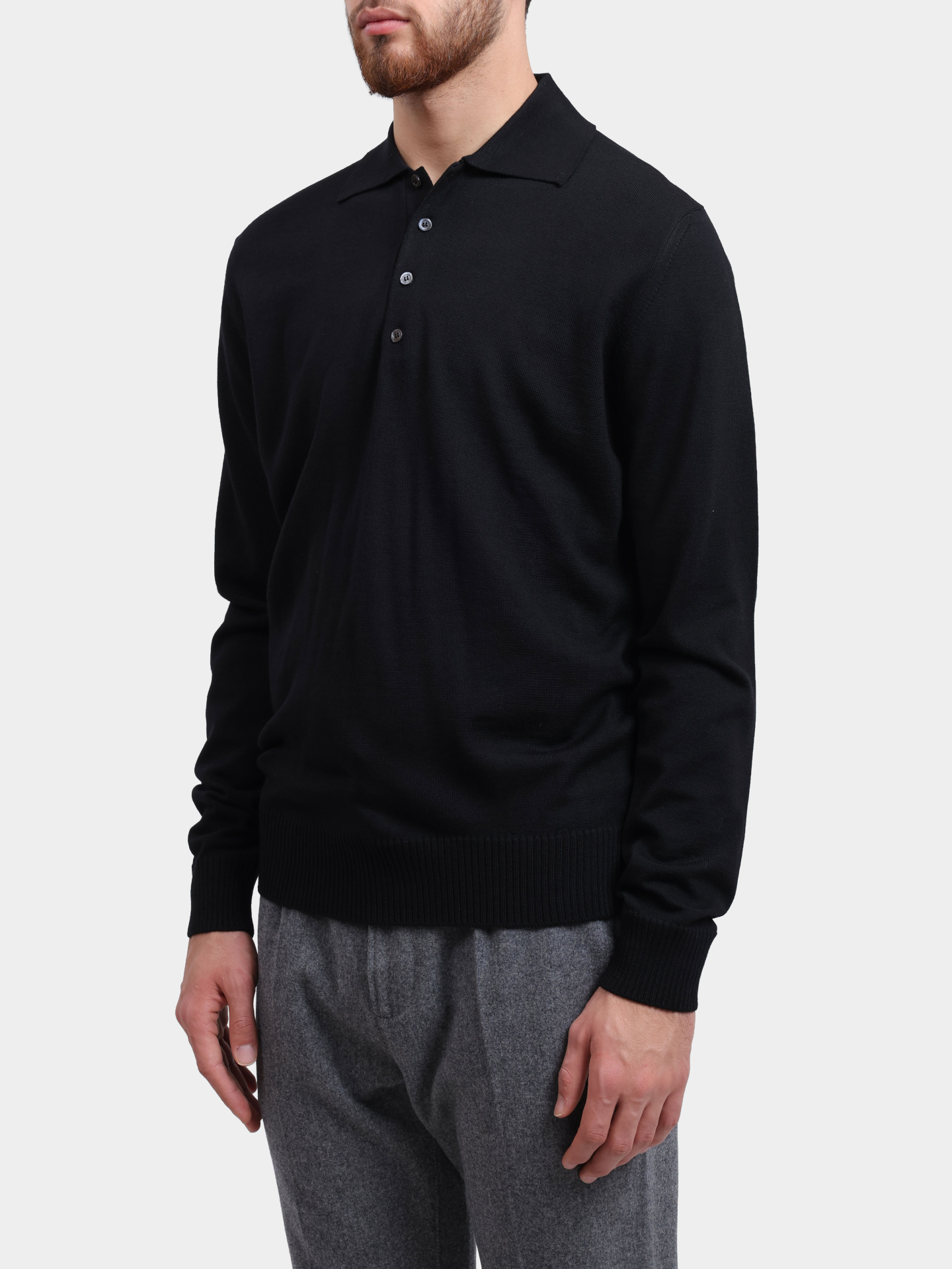 Поло Alpha Studio AU-3013B 1002 шерстяное мужское — купить в интернет-магазине Verdistore