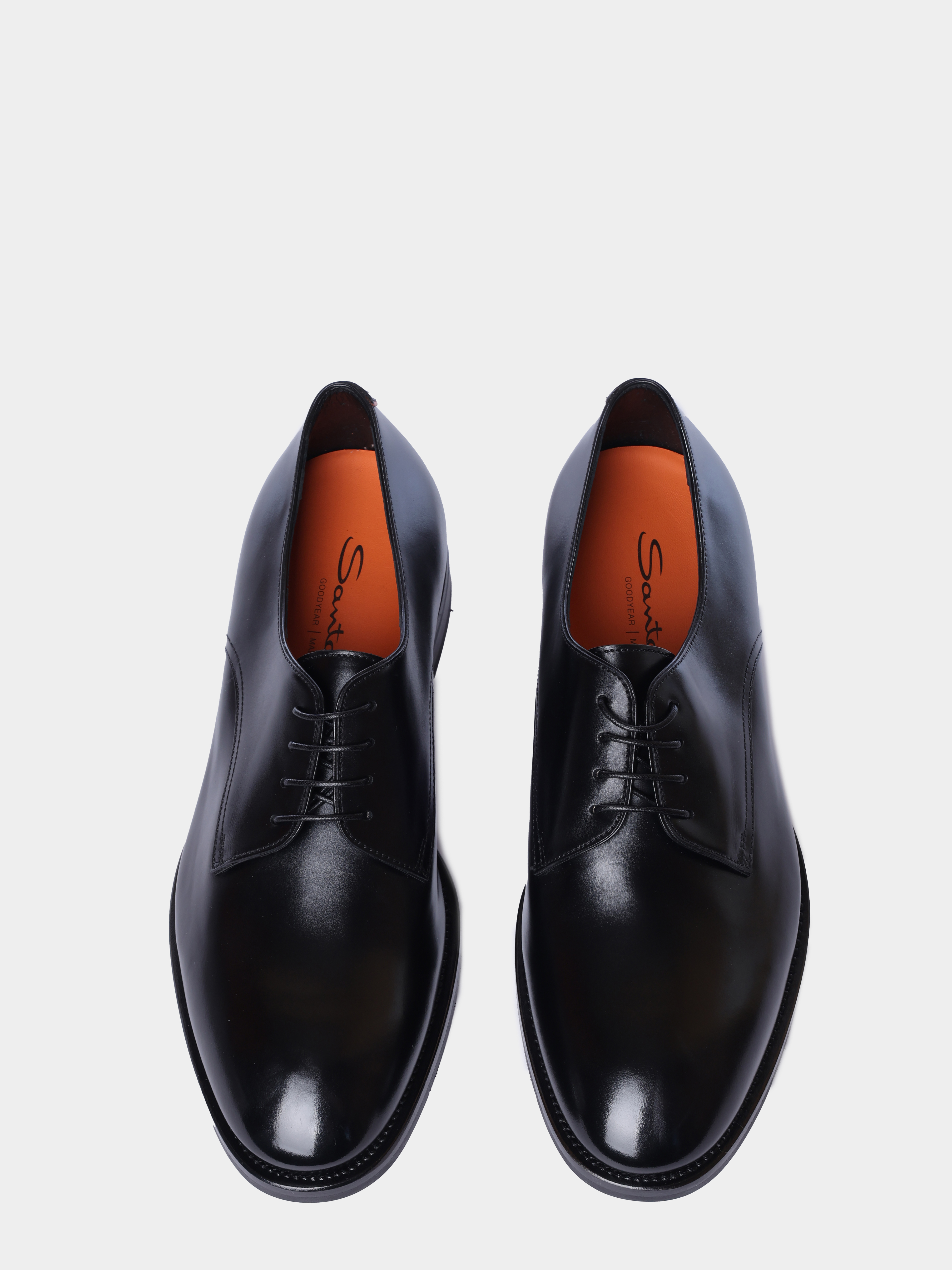 Дерби Santoni MCJG18597PI5HNTGN01 кожаные мужские — купить в интернет-магазине Verdistore