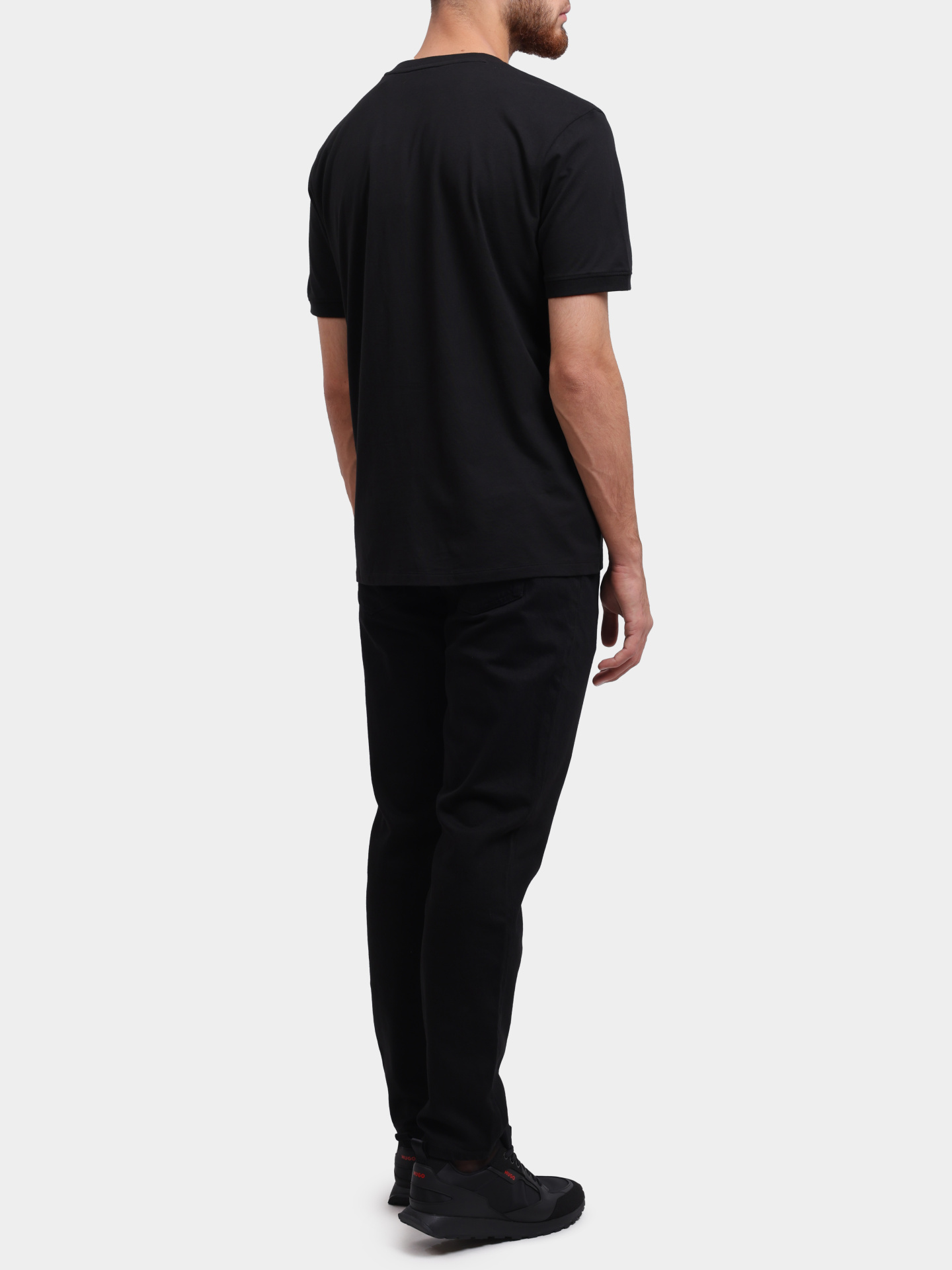 Футболка Hugo 50447978 001 хлопковая мужская с логотипом  — купить в интернет-магазине Verdistore