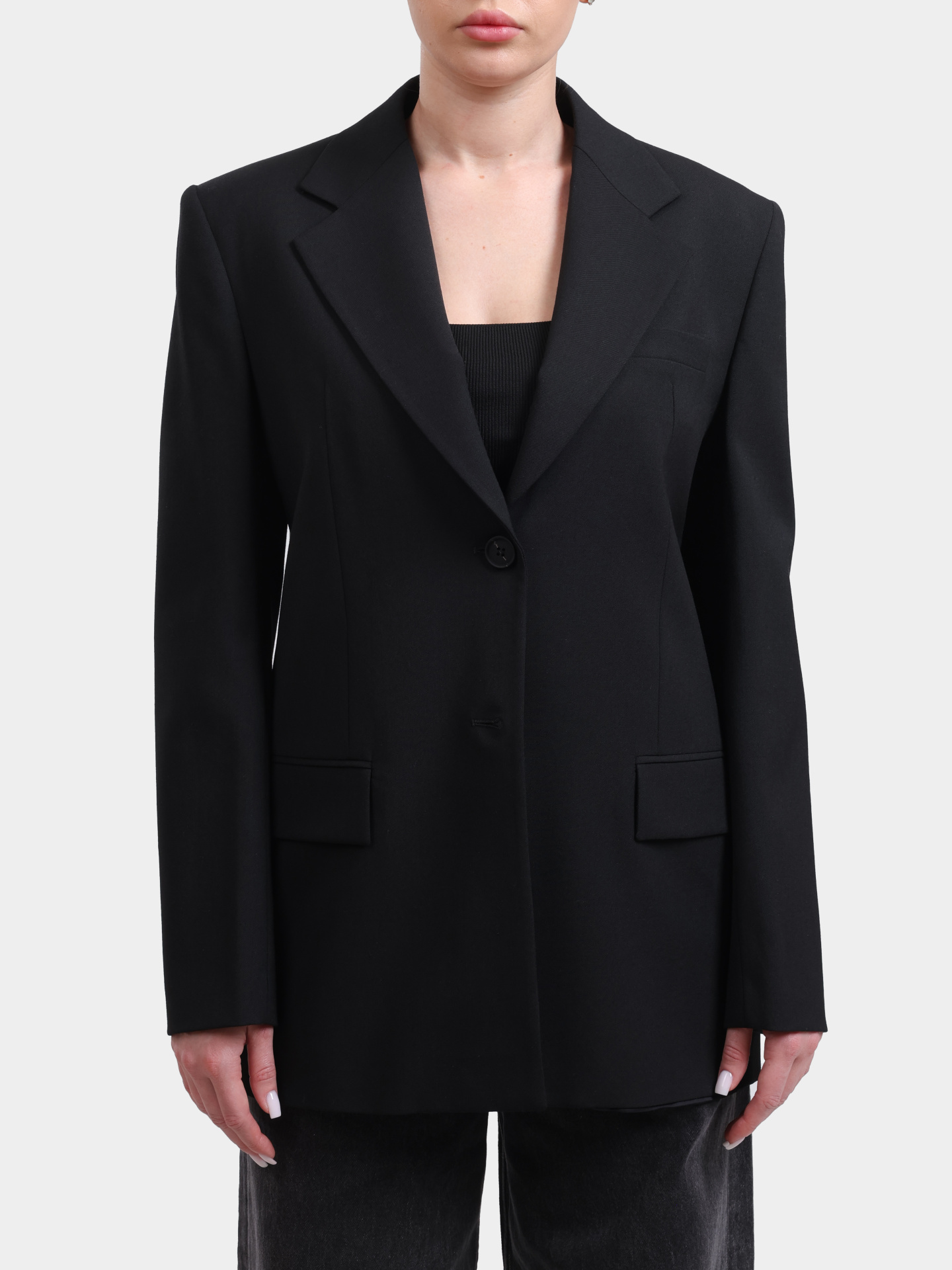 Пиджак A189800WFCP9XX черный женский — купить в интернет-магазине Verdistore