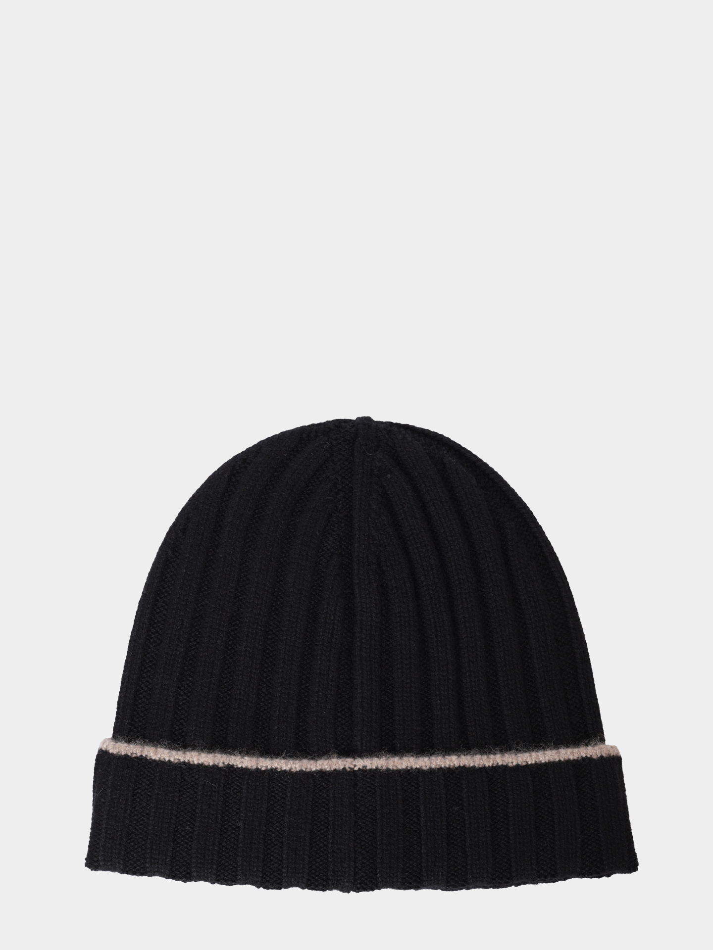 Шапка Brunello Cucinelli M2240900 CB676 черная мужская из кашемира — купить в интернет-магазине Verdistore