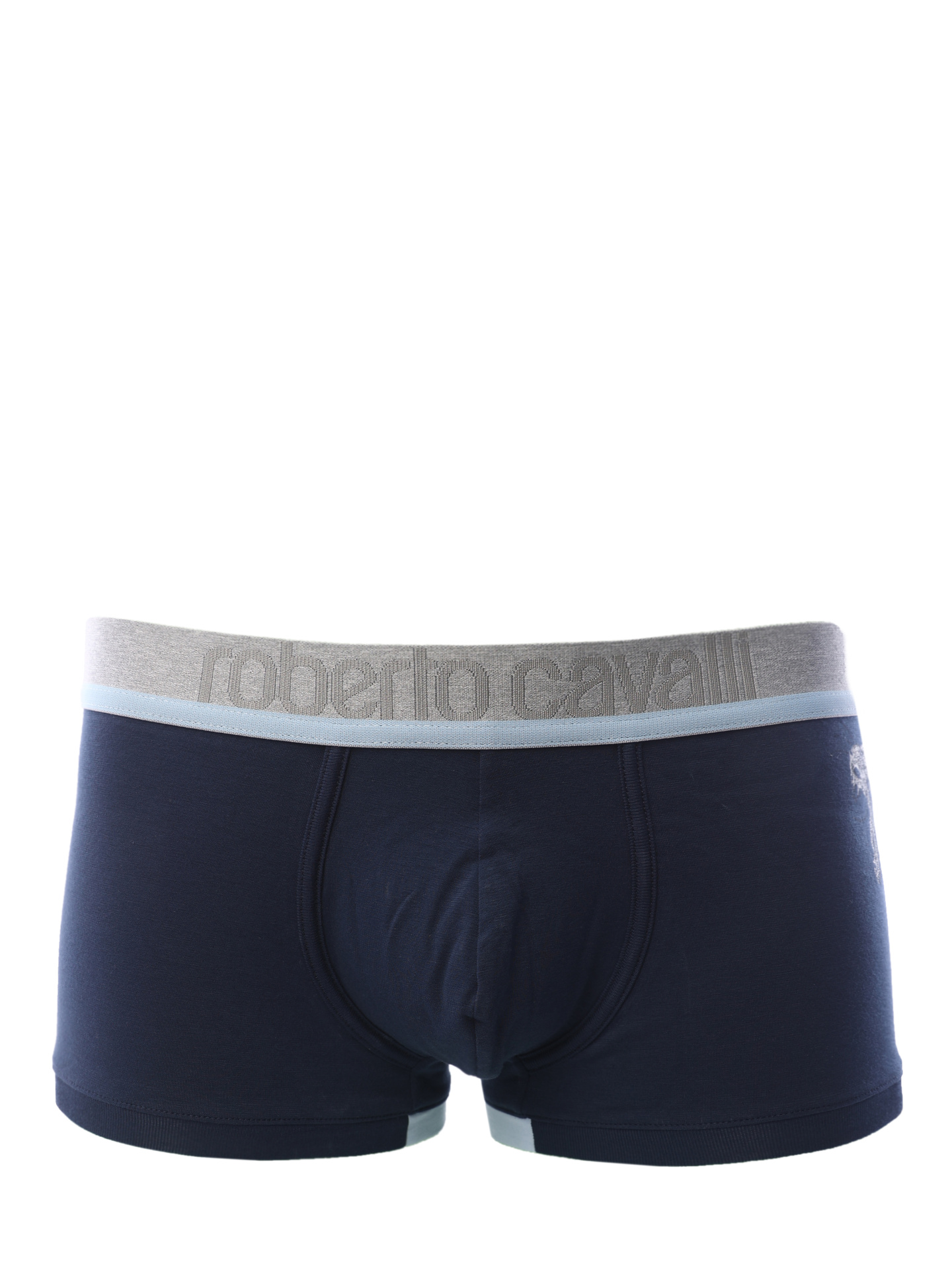 Трусы комбинированные синие с принтом сбоку — купить в интернет-магазине Verdistore