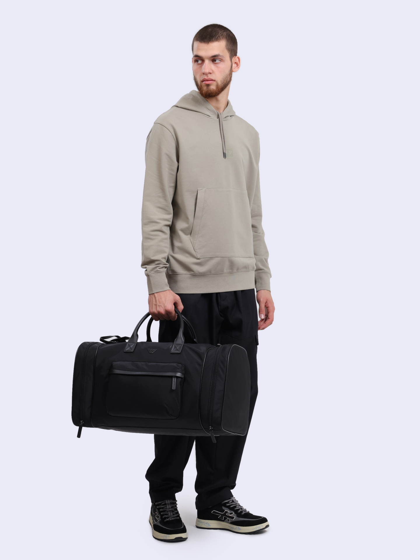 Сумка Emporio Armani EM001794 AF13454 UC001 черная мужская — купить в интернет-магазине Verdistore