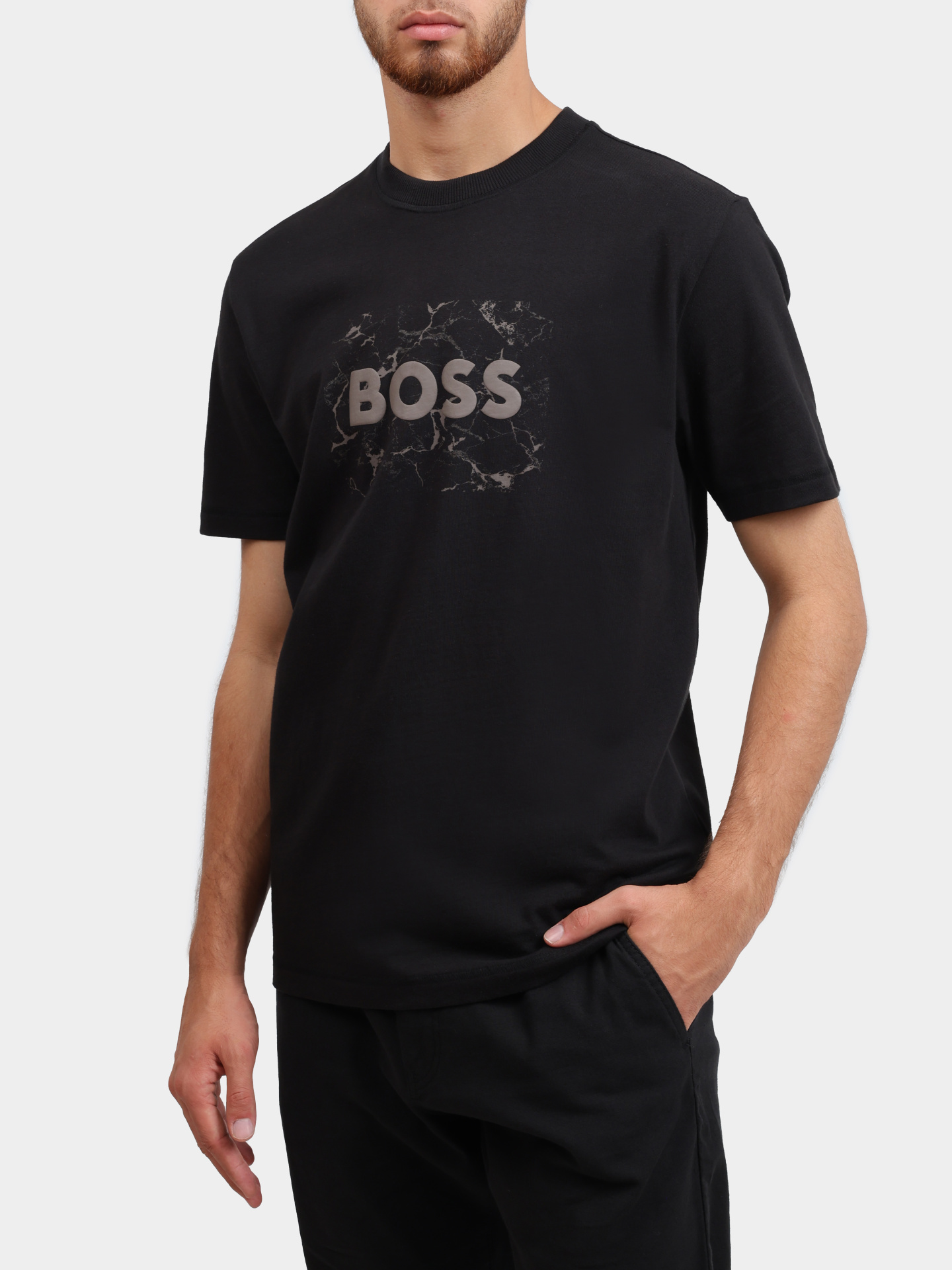 Футболка Boss 50539186 001 хлопковая мужская — купить в интернет-магазине Verdistore