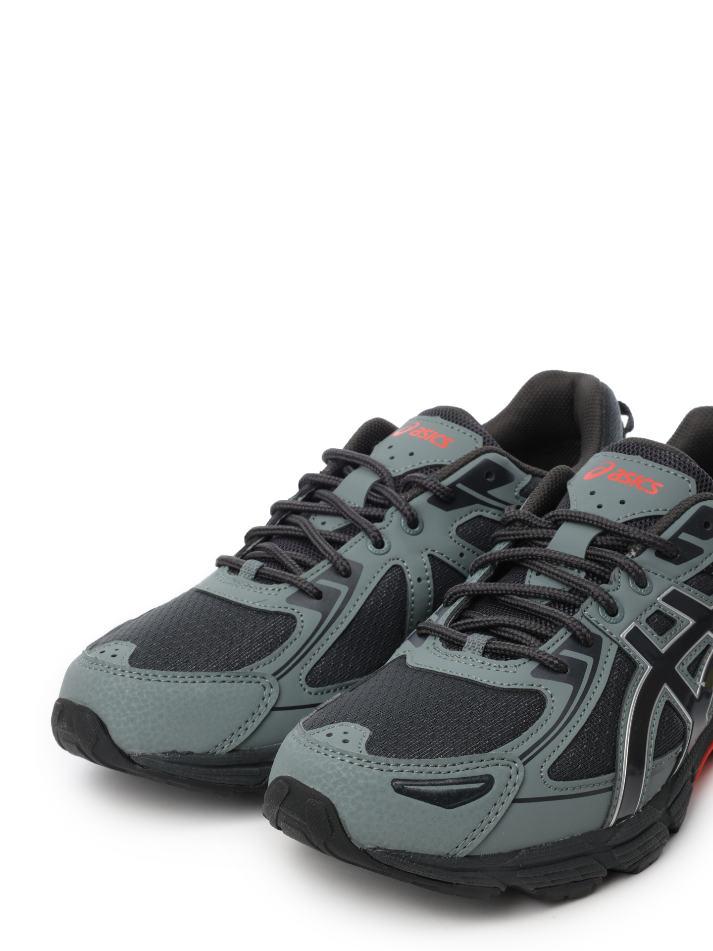 Кроссовки Asics 1203A297 023 серые мужские с красными элементами — купить в интернет-магазине Verdistore