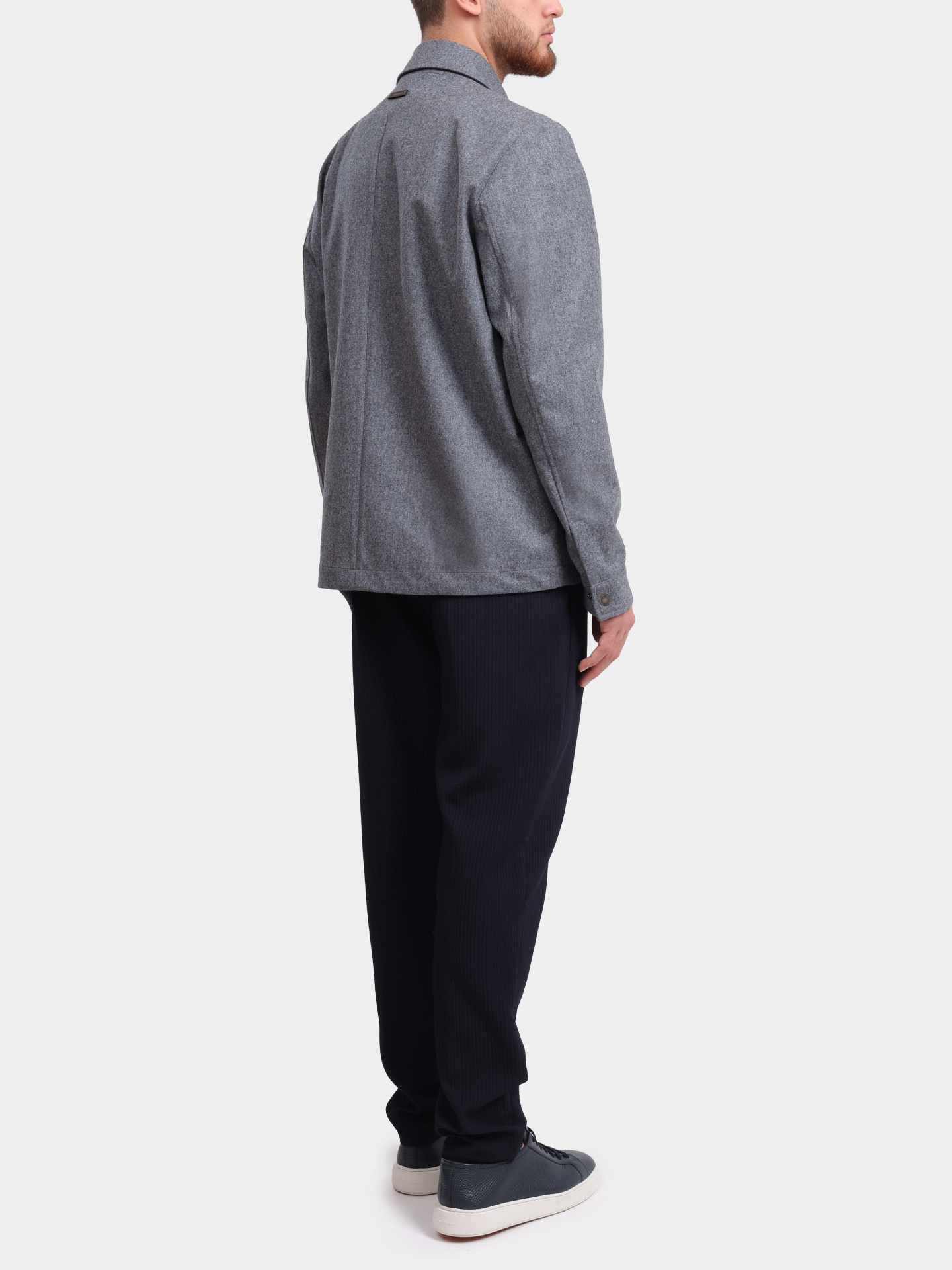 Куртка-рубашка Peserico R52250 2725 972 светло-серая мужская — купить в интернет-магазине Verdistore