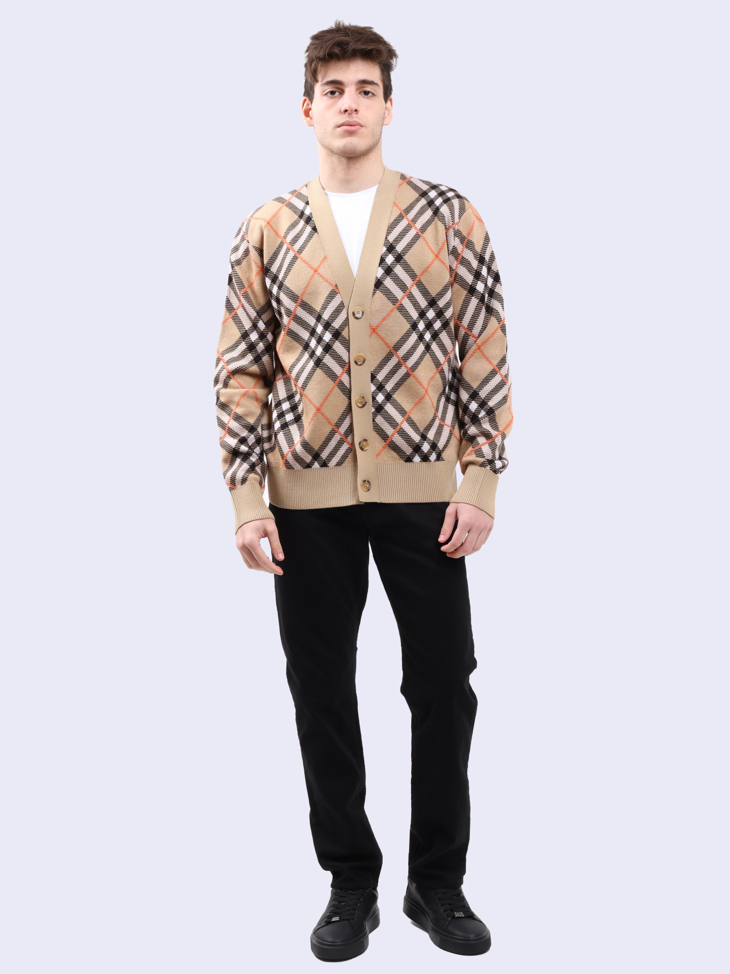 Кардиган Burberry 8093494 B9368 шерстяной мужской — купить в интернет-магазине Verdistore