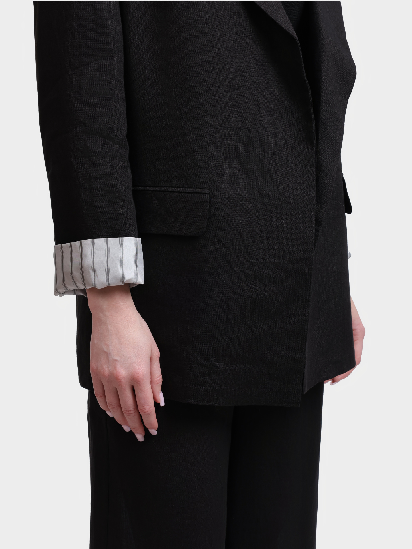 Жакет Marella Sport MLSSAUNA 006 черный женский льняной — купить в интернет-магазине Verdistore