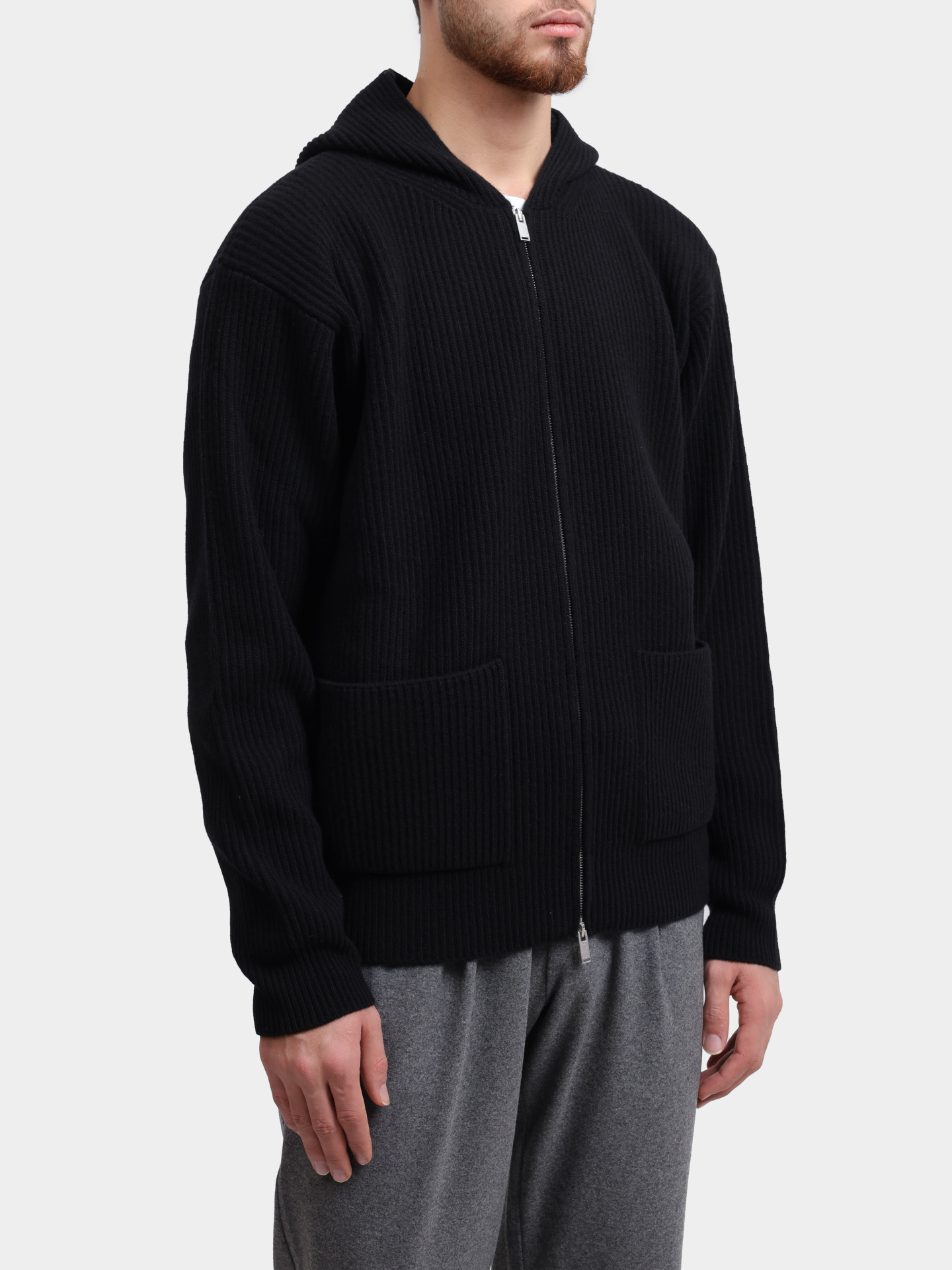 Кардиган AALMML424 AA65031 999 черный мужской — купить в интернет-магазине Verdistore