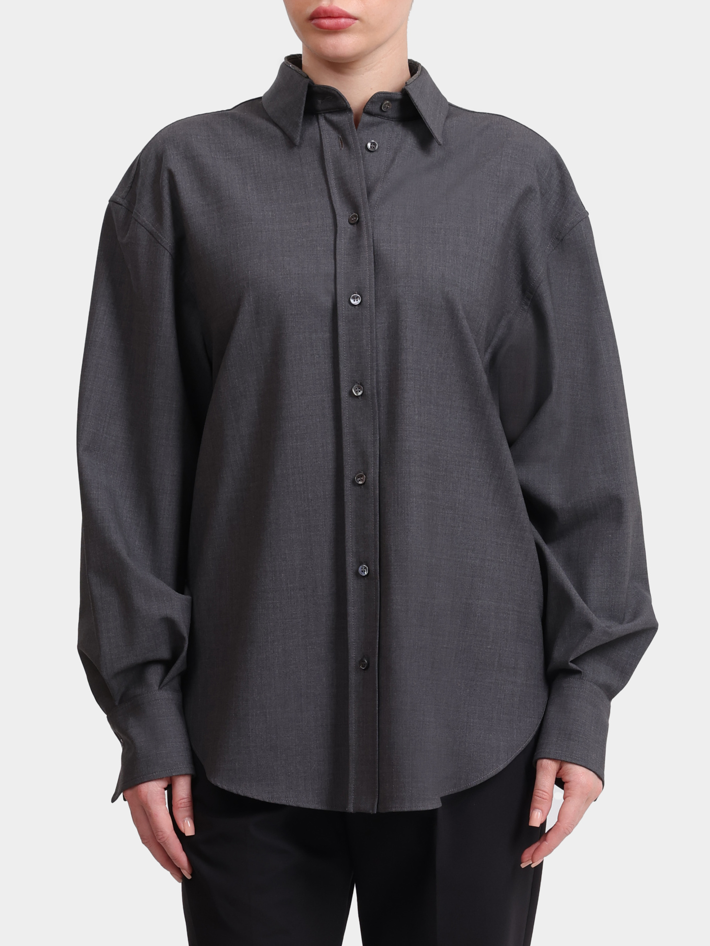 Рубашка Brunello Cucinelli M0W07MK916 C4078 шерстяная женская — купить в интернет-магазине Verdistore