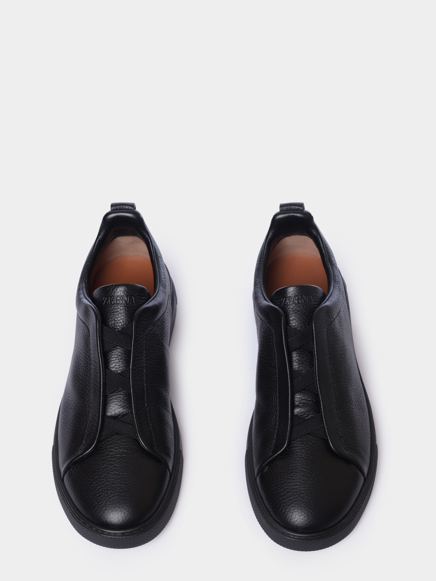 Кеды Zegna LHCVO S4667Z NEE кожаные мужские — купить в интернет-магазине Verdistore