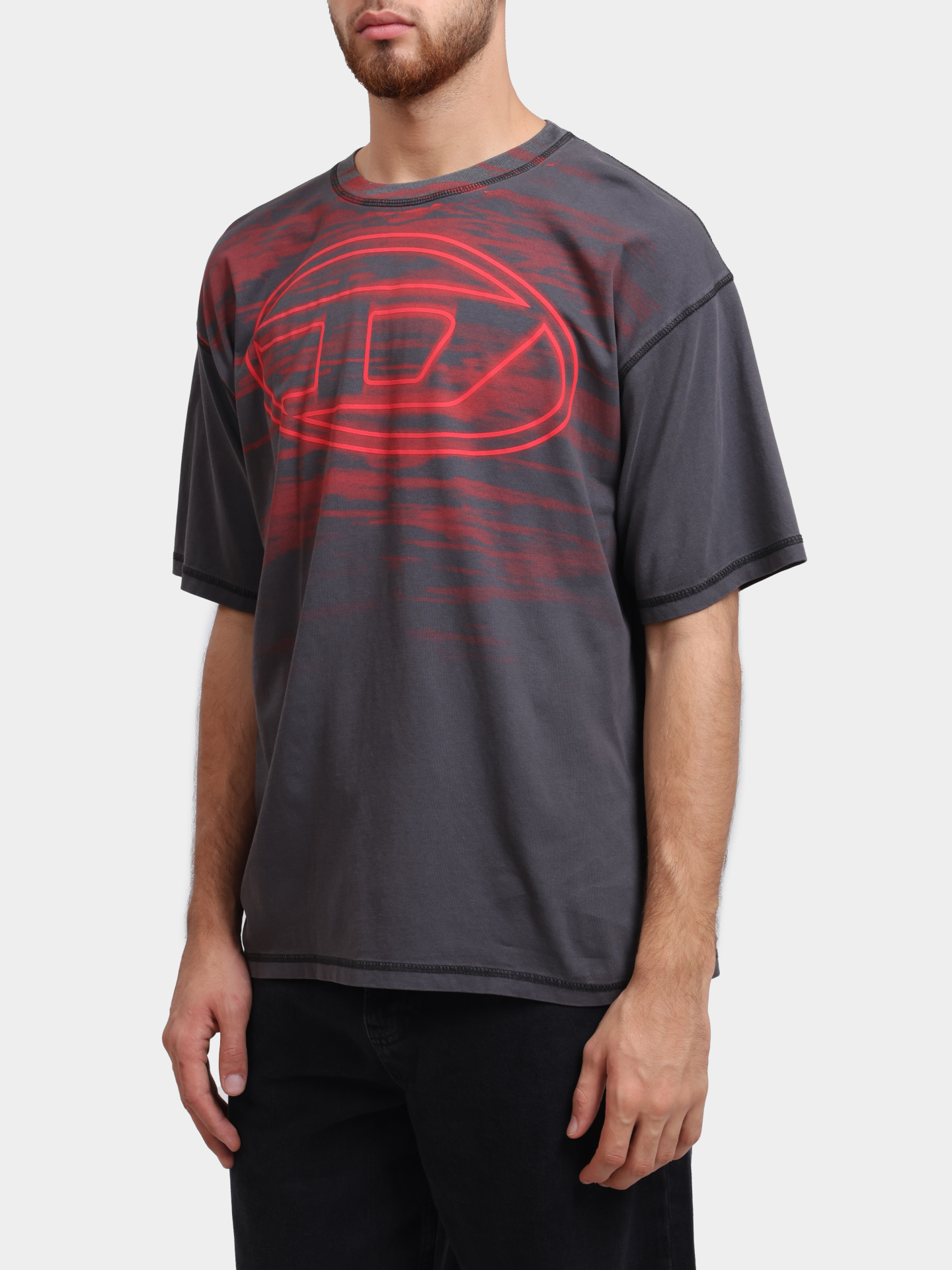 Футболка Diesel A186530AGCA9AW хлопковая мужская — купить в интернет-магазине Verdistore