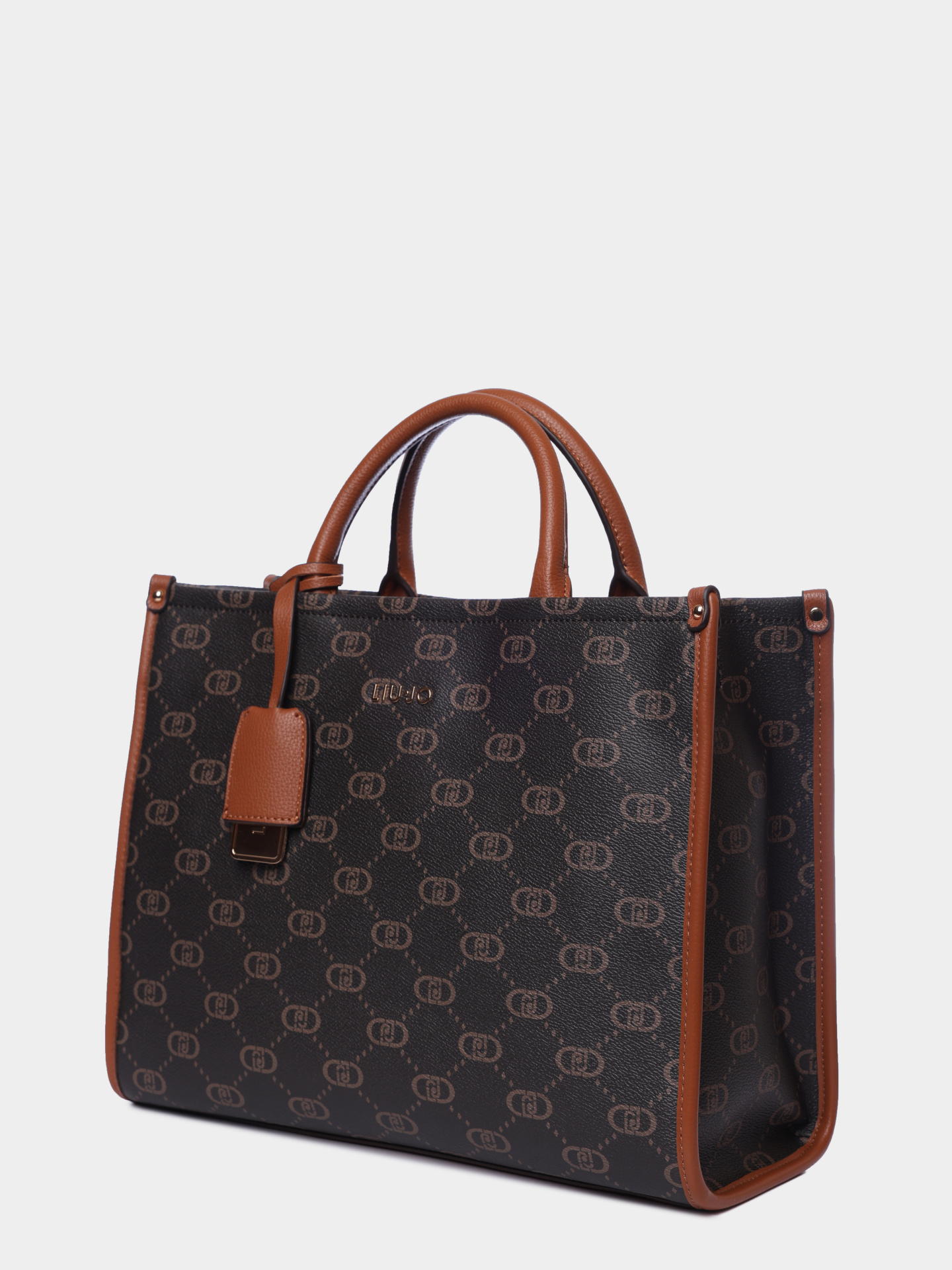 Сумка Liu-Jo AF5206 E0668 81244 коричневая женская с принтом — купить в интернет-магазине Verdistore