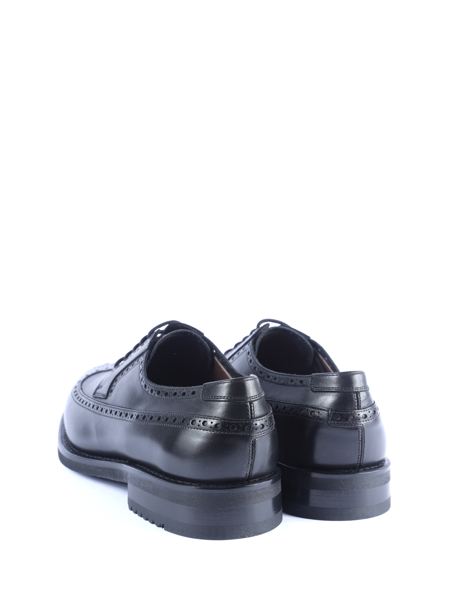 Дерби Z-07512913E из гибкой кожи с перфорированным узором  — купить в интернет-магазине Verdistore