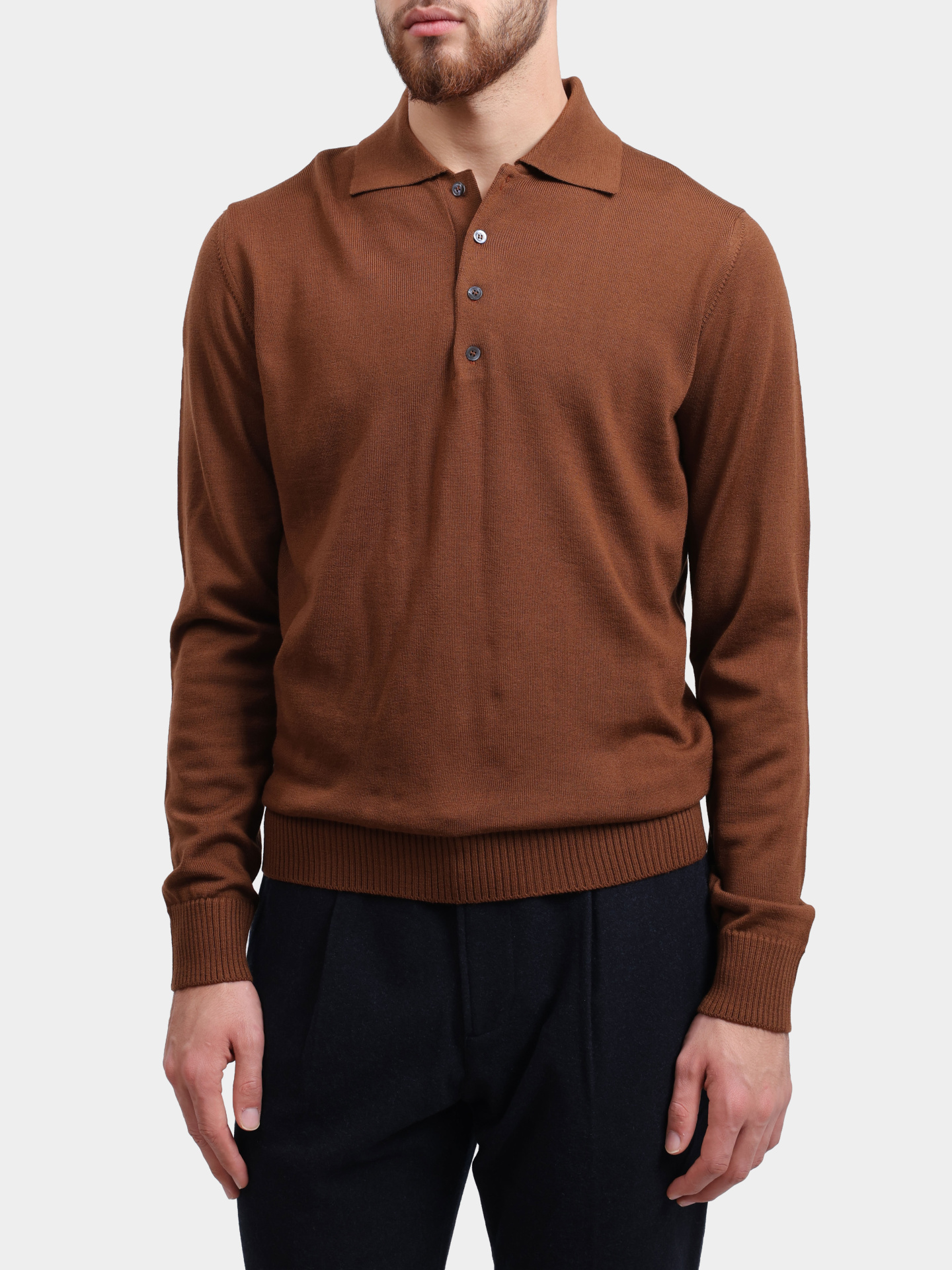 Поло Alpha Studio AU-3013B 1008 шерстяное мужское — купить в интернет-магазине Verdistore