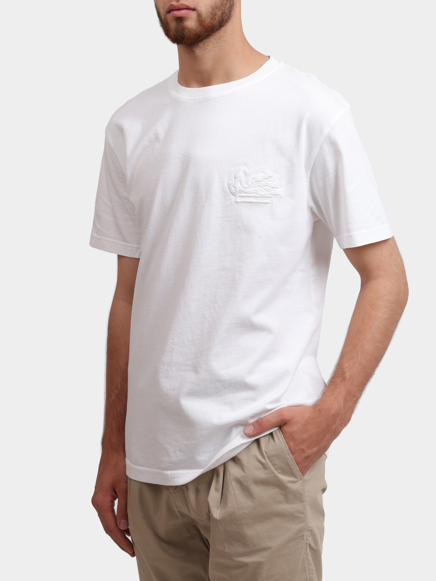 Футболка MRMA0007 AR233 W0800 белая мужская хлопковая — купить в интернет-магазине Verdistore