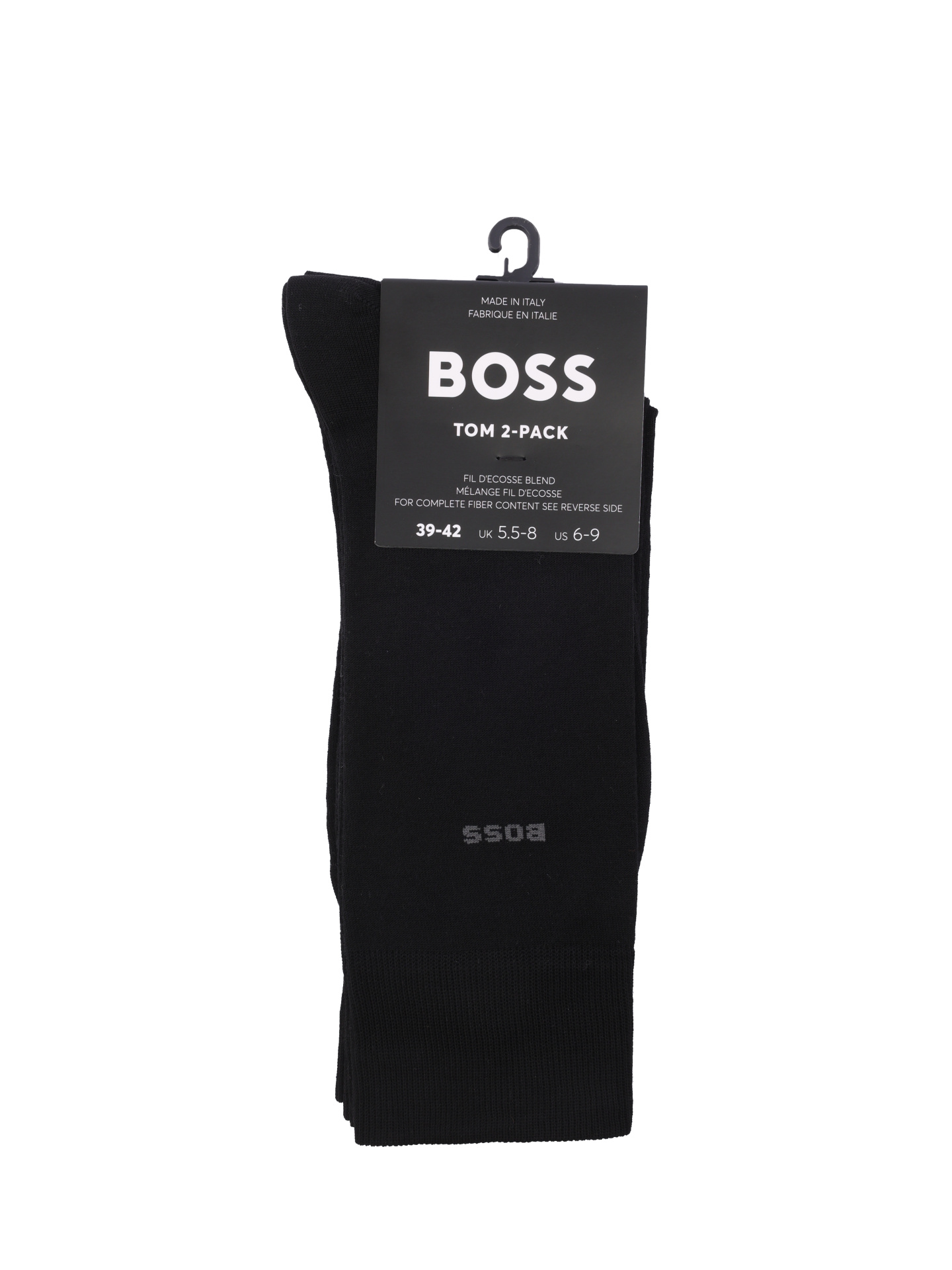 Носки Boss 50509433 001 черные мужские с логотипом — купить в интернет-магазине Verdistore