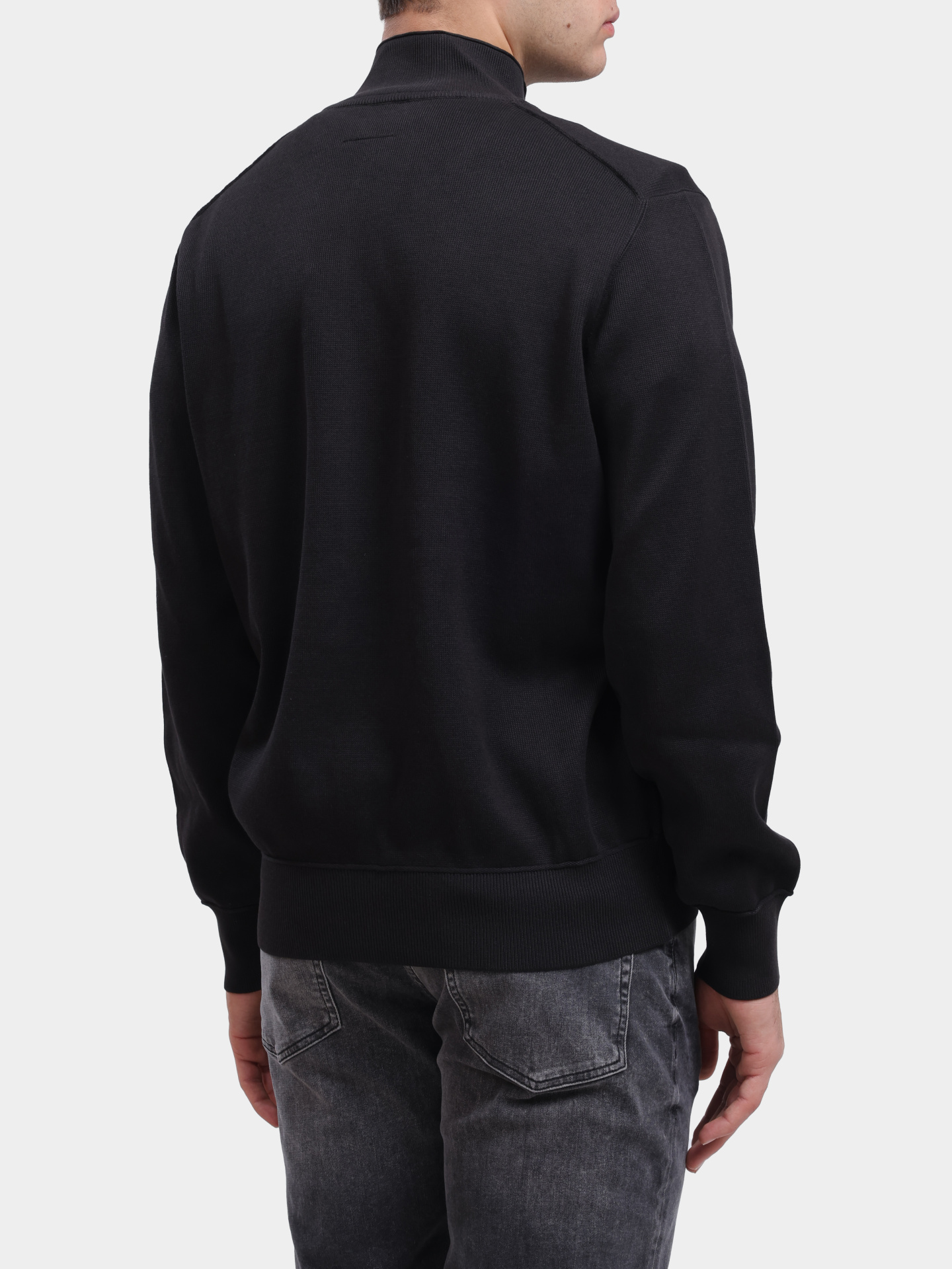 Джемпер Parajumpers RK05 BASIC SCOE 541 черный мужской — купить в интернет-магазине Verdistore