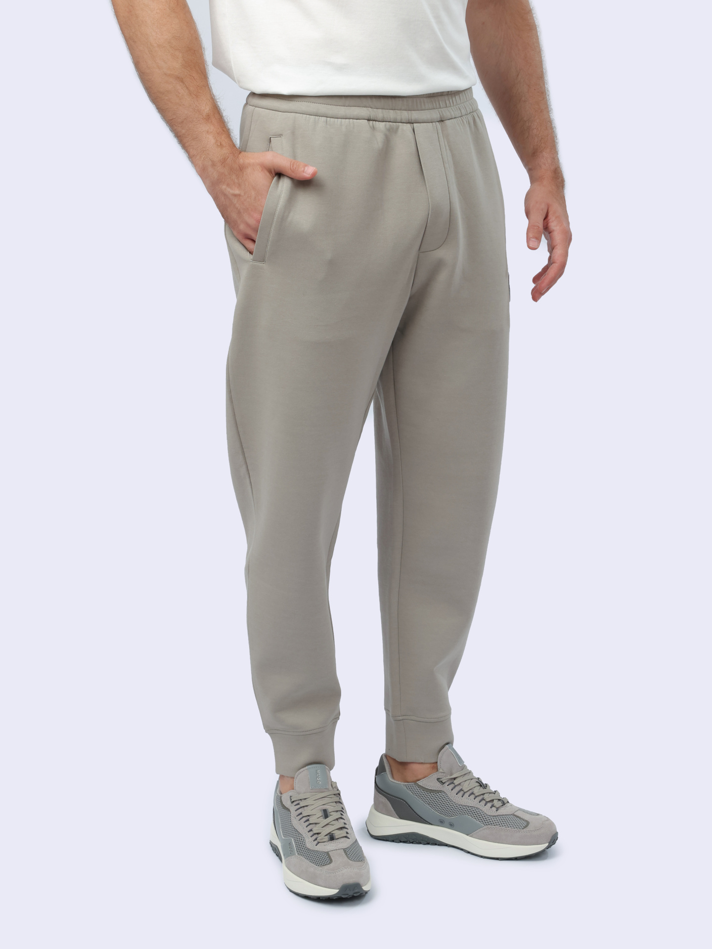 Джоггеры Emporio Armani 8N1PT0 1JHSZ 0643 бежевые мужские — купить в интернет-магазине Verdistore
