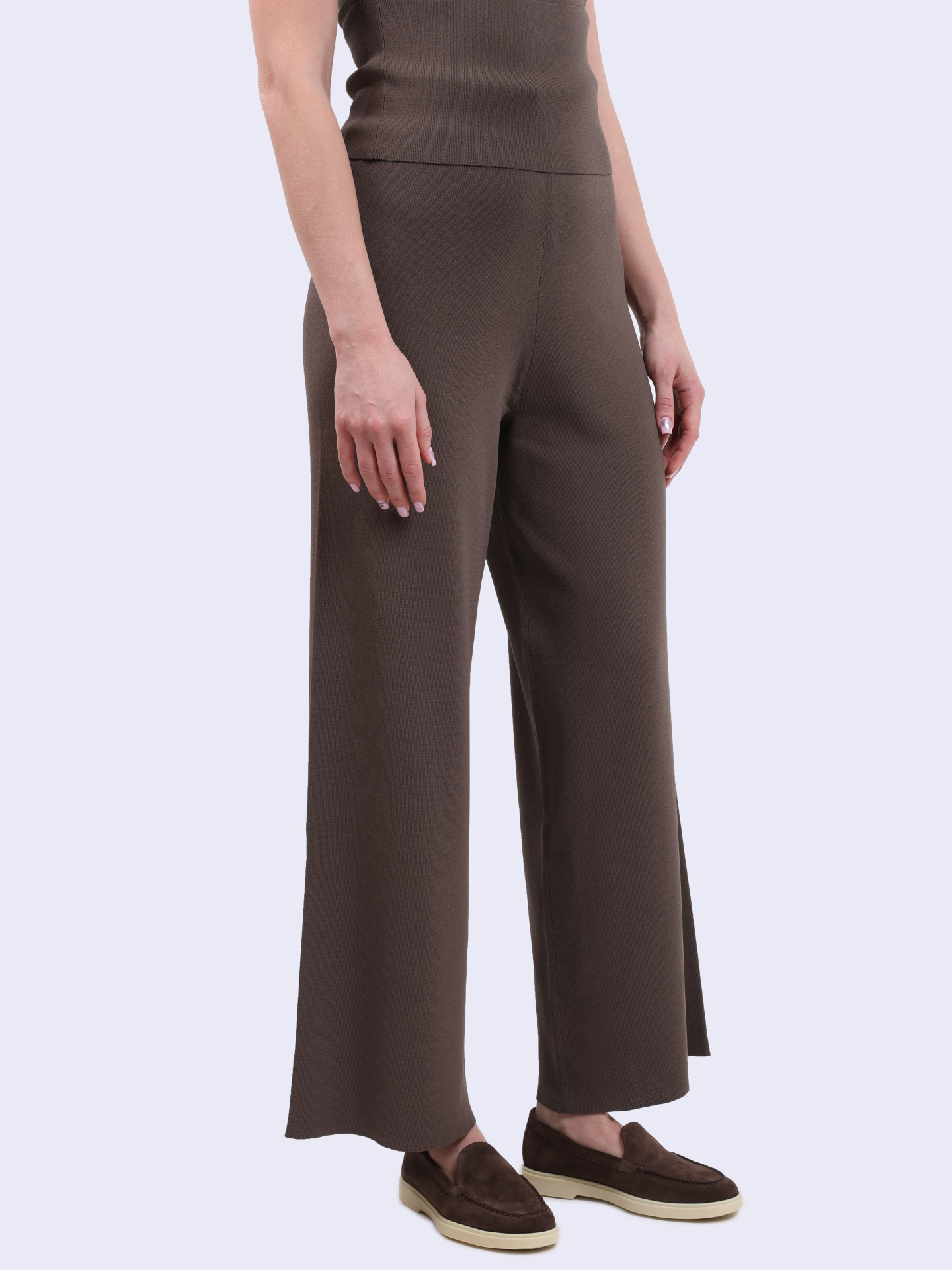 Брюки Alpha Studio AD-8341Q 2171 коричневые женские — купить в интернет-магазине Verdistore