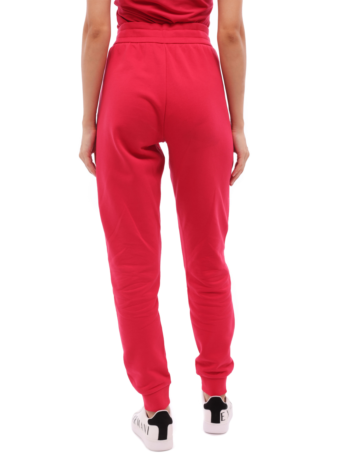 картинка Брюки спортивные Armani Exchange 8NYPFX YJ68Z 1492 красные женские с манжетами от магазина Verdistore