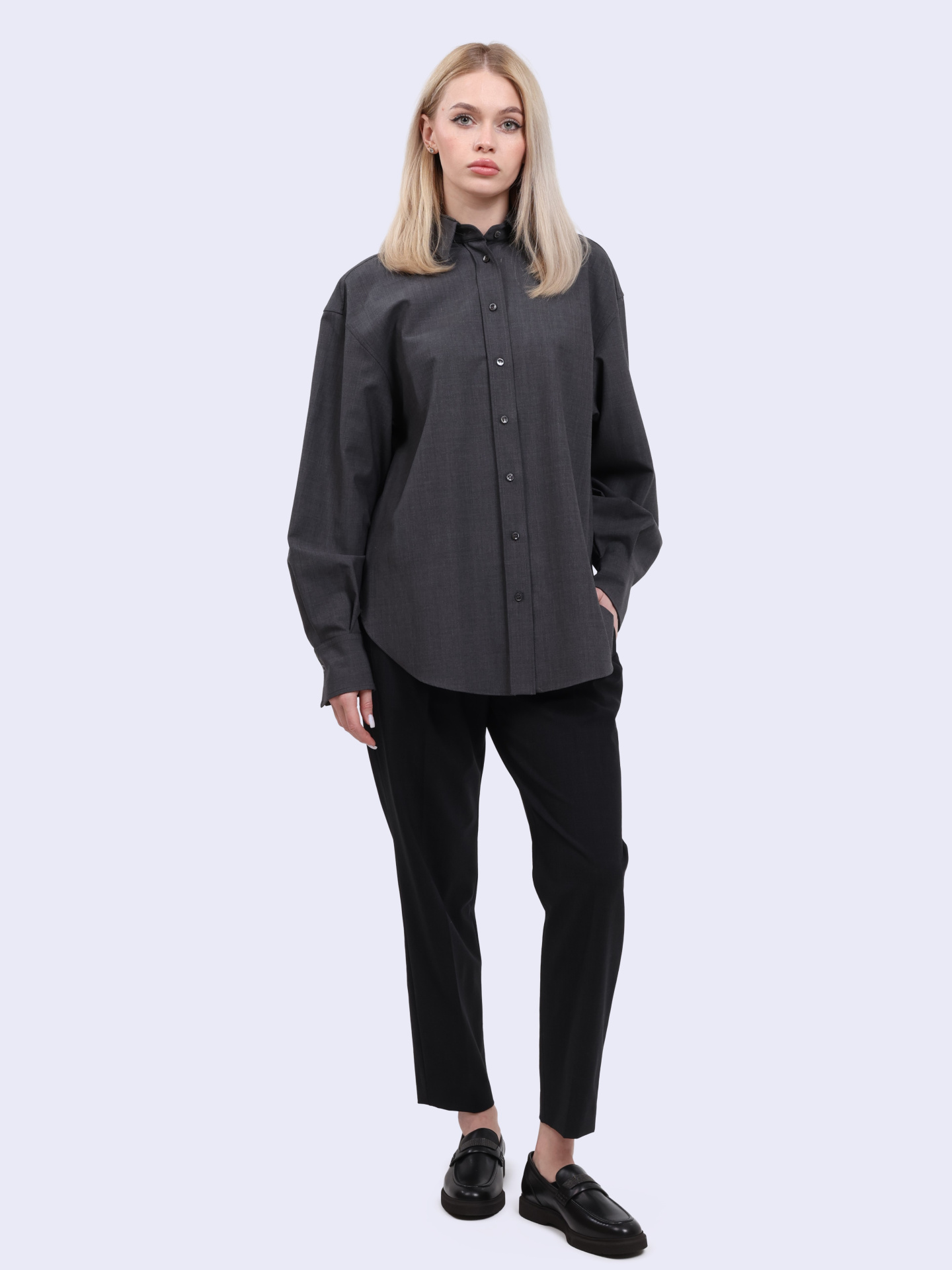 Брюки Brunello Cucinelli M0W07B1031 C2803 шерстяные женские — купить в интернет-магазине Verdistore