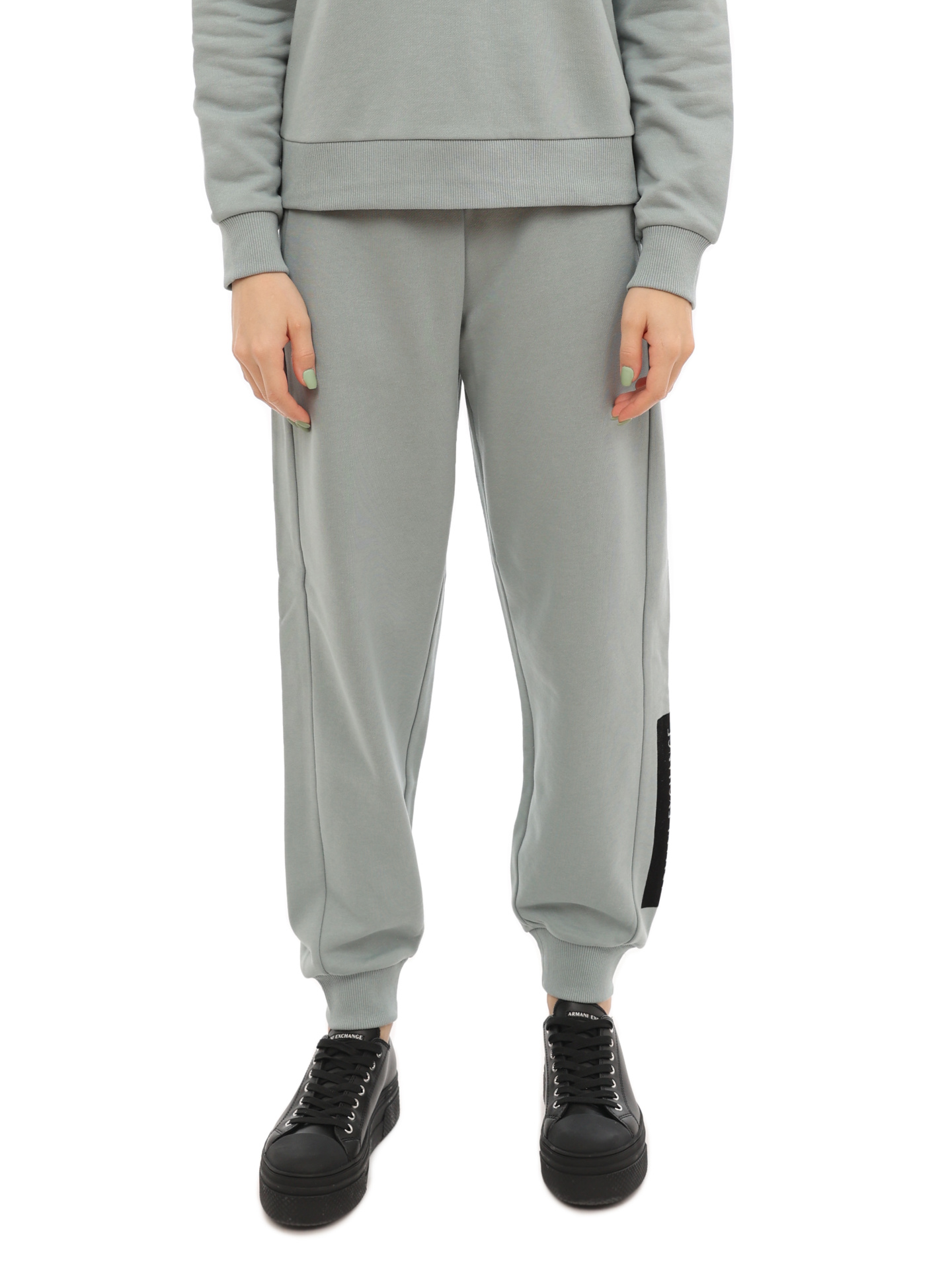 картинка Брюки спортивные Armani Exchange 6LYP78 YJE5Z 1872 голубые женские от магазина Verdistore