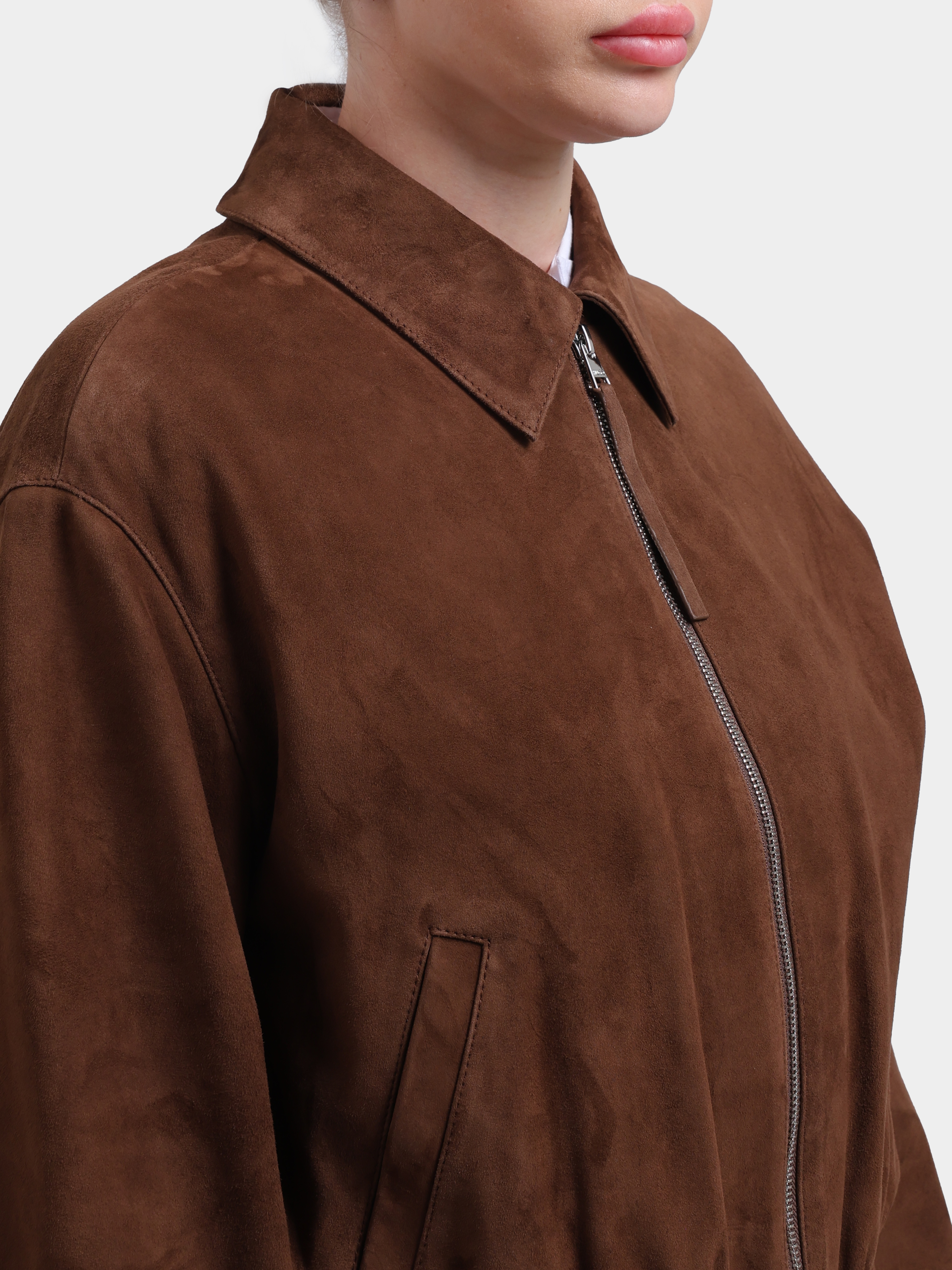 Куртка Hugo 50563091 969 замшевая женская — купить в интернет-магазине Verdistore