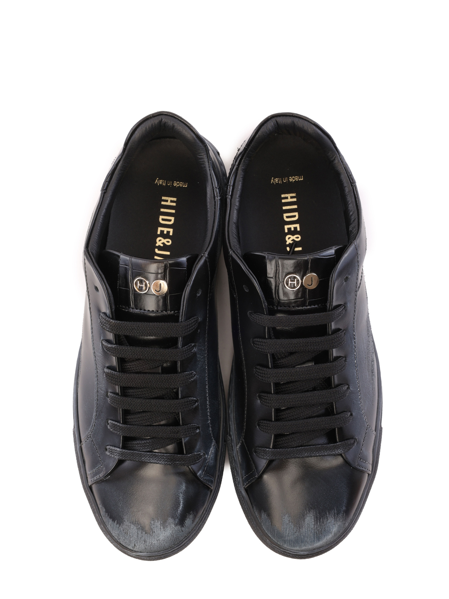 Кеды черные кожаные глянцевые  — купить в интернет-магазине Verdistore