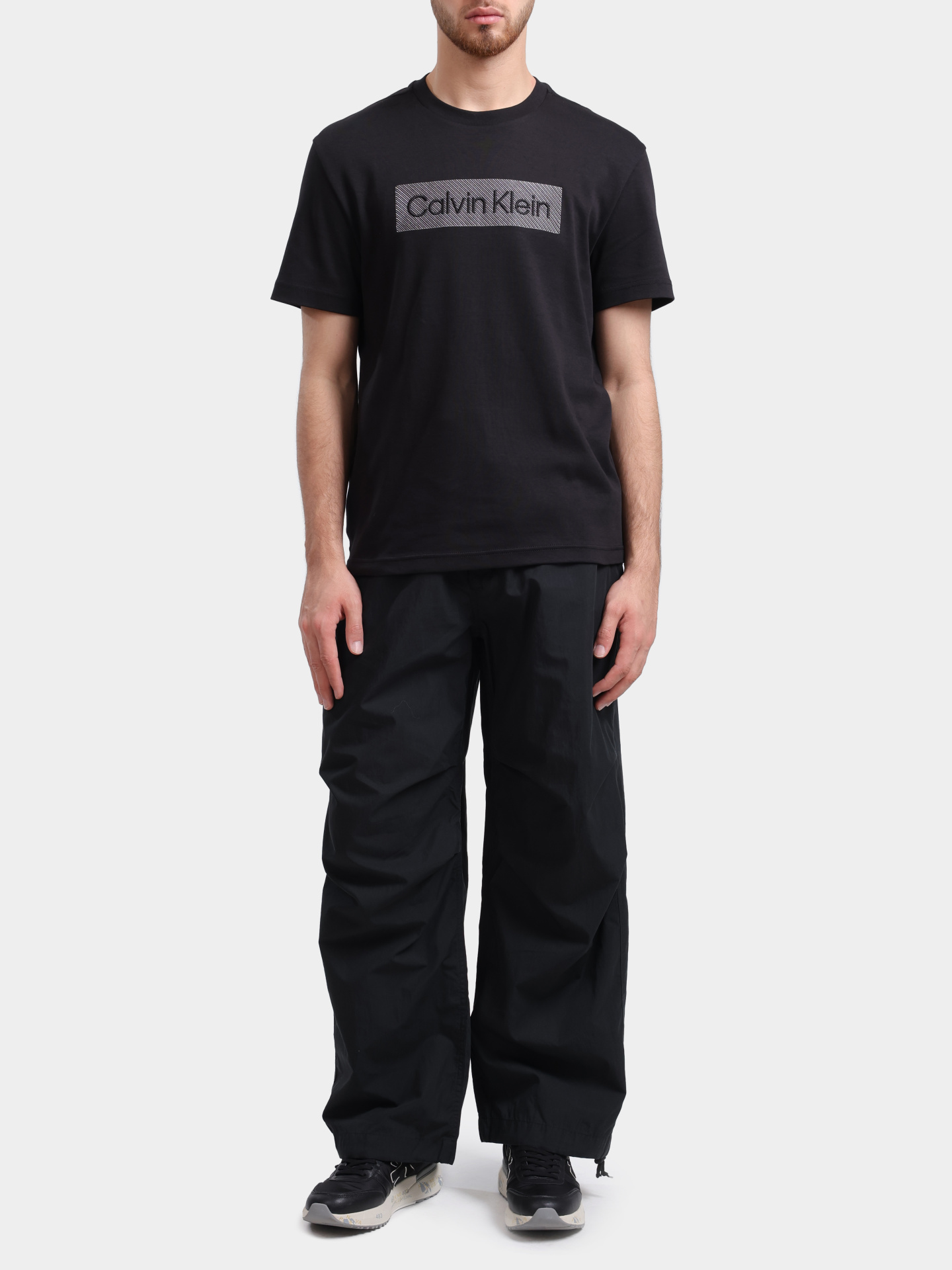 Футболка Calvin Klein K10K112491 BEH хлопковая мужская — купить в интернет-магазине Verdistore