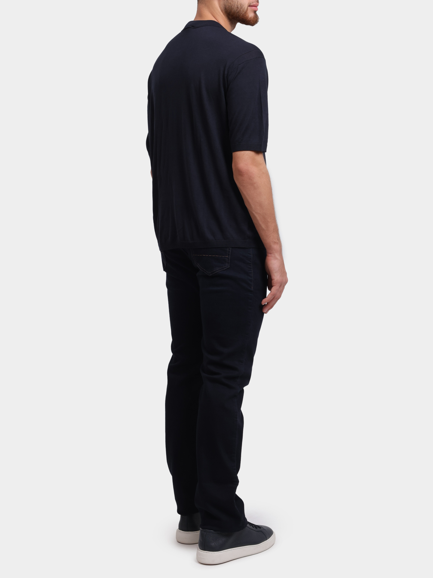 Джемпер Emporio Armani EM000672 AF13907 UB118 темно-синий мужской — купить в интернет-магазине Verdistore