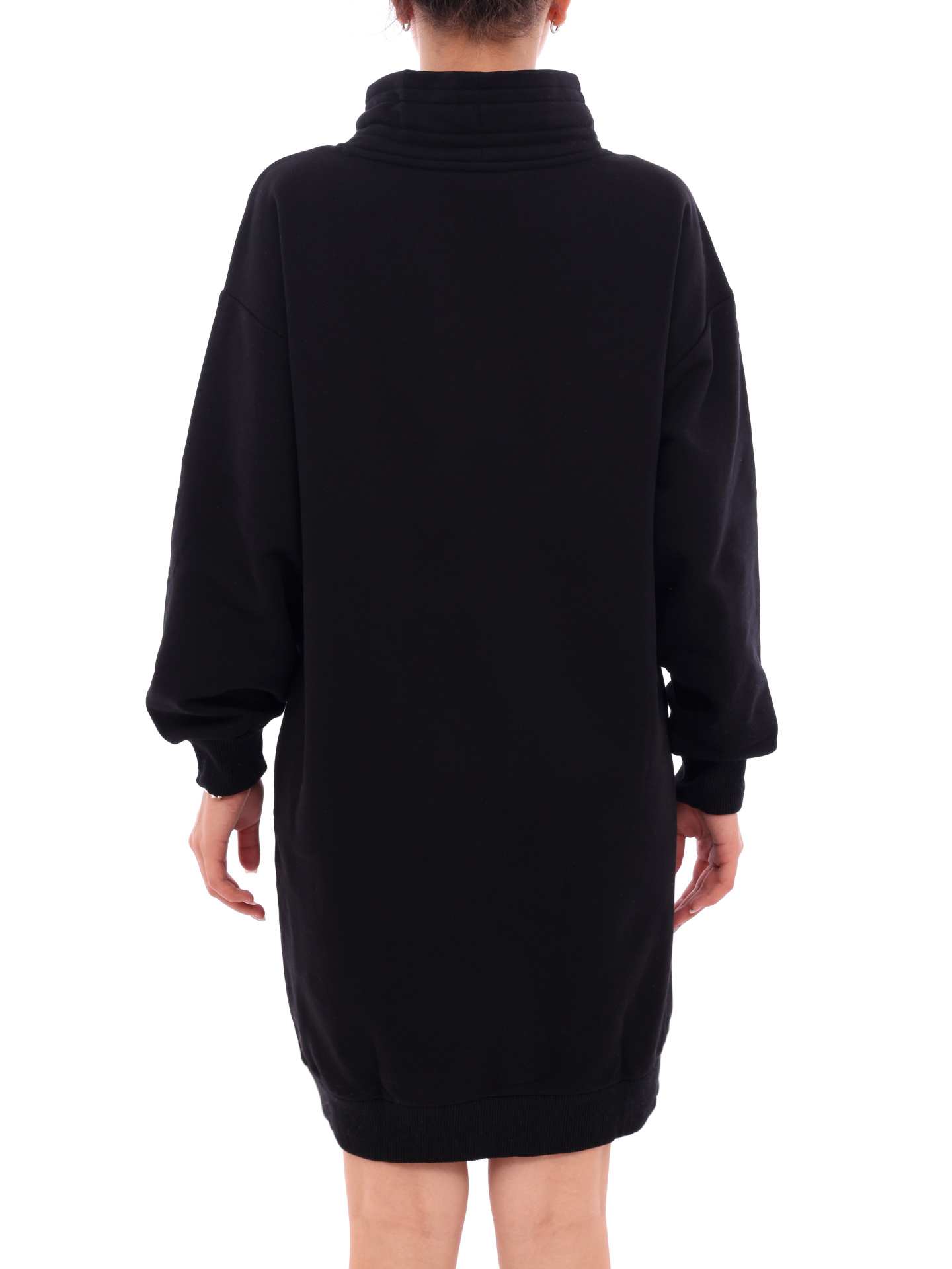 Платье Armani Exchange 6KYA78 YJ6PZ 1200 черное женское с воротом-стойкой — купить в интернет-магазине Verdistore