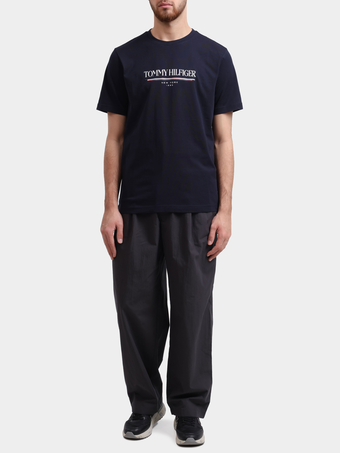 Футболка Tommy Hilfiger MW0MW40324 DW5 хлопковая мужская — купить в интернет-магазине Verdistore