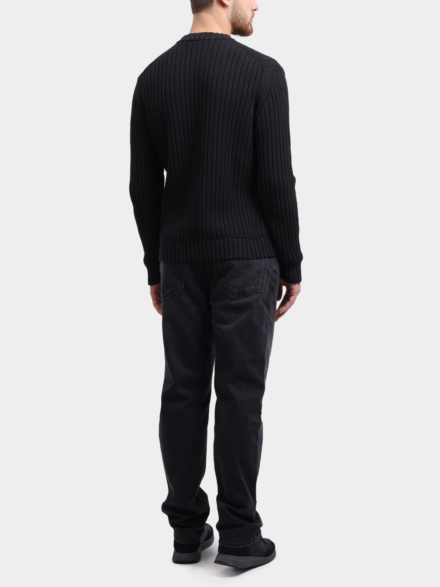 Свитер Sribben_1 10273630 01 50546863 001 черный мужской — купить в интернет-магазине Verdistore