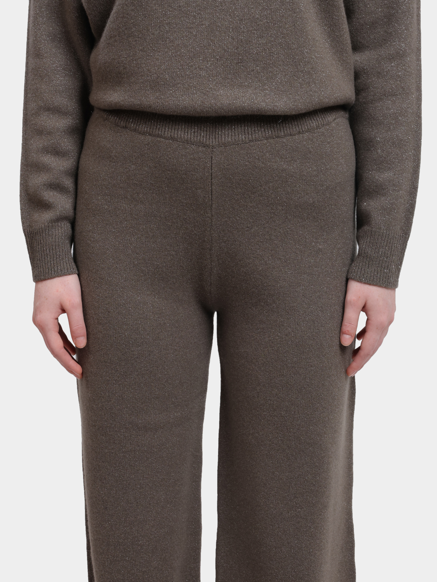 Брюки Peserico S94108F07Y 09160 39 шерстяные женские с люрексом — купить в интернет-магазине Verdistore