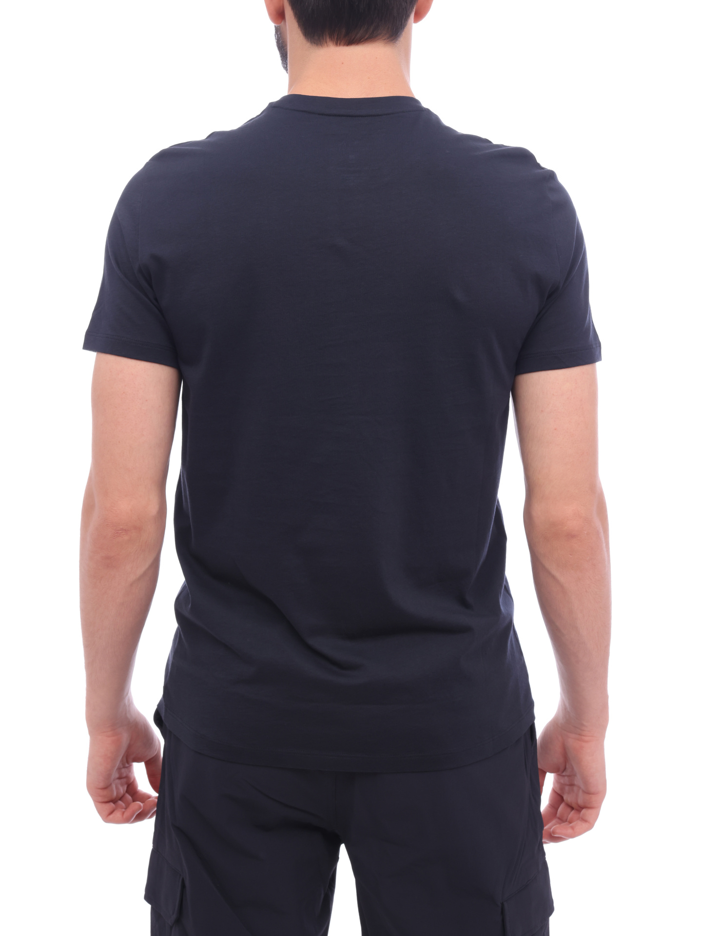 Футболка Armani Exchange 8NZT74 ZJA5Z 1510 темно-синяя мужская из хлопка — купить в интернет-магазине Verdistore