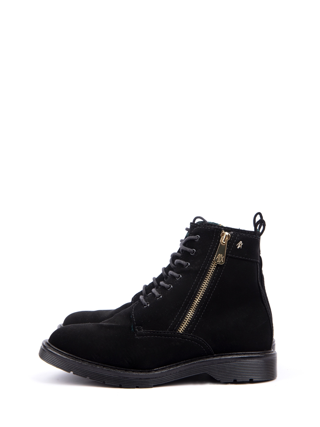 Ботинки Armani Exchange XDN005 черные женские утеплённые — купить в интернет-магазине Verdistore
