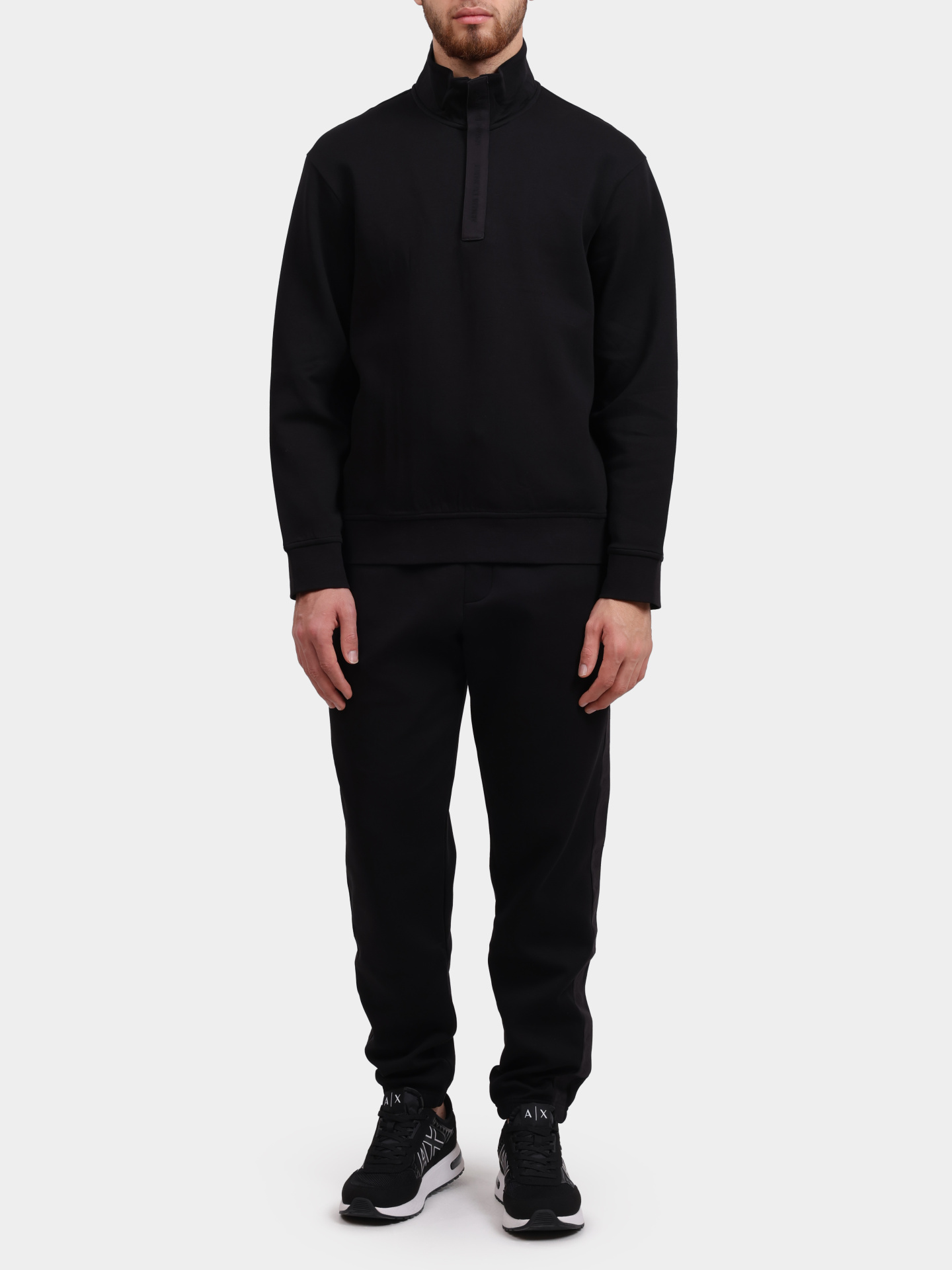 Джоггеры Armani Exchange XM001301 AF10818 UC001 черные мужские — купить в интернет-магазине Verdistore