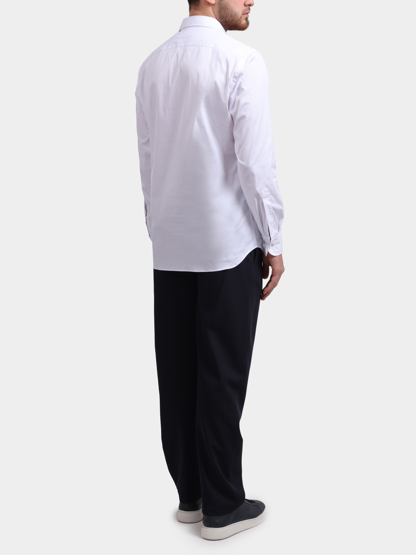 Рубашка Lardini CNNAVEN CNC1906 белая мужская — купить в интернет-магазине Verdistore