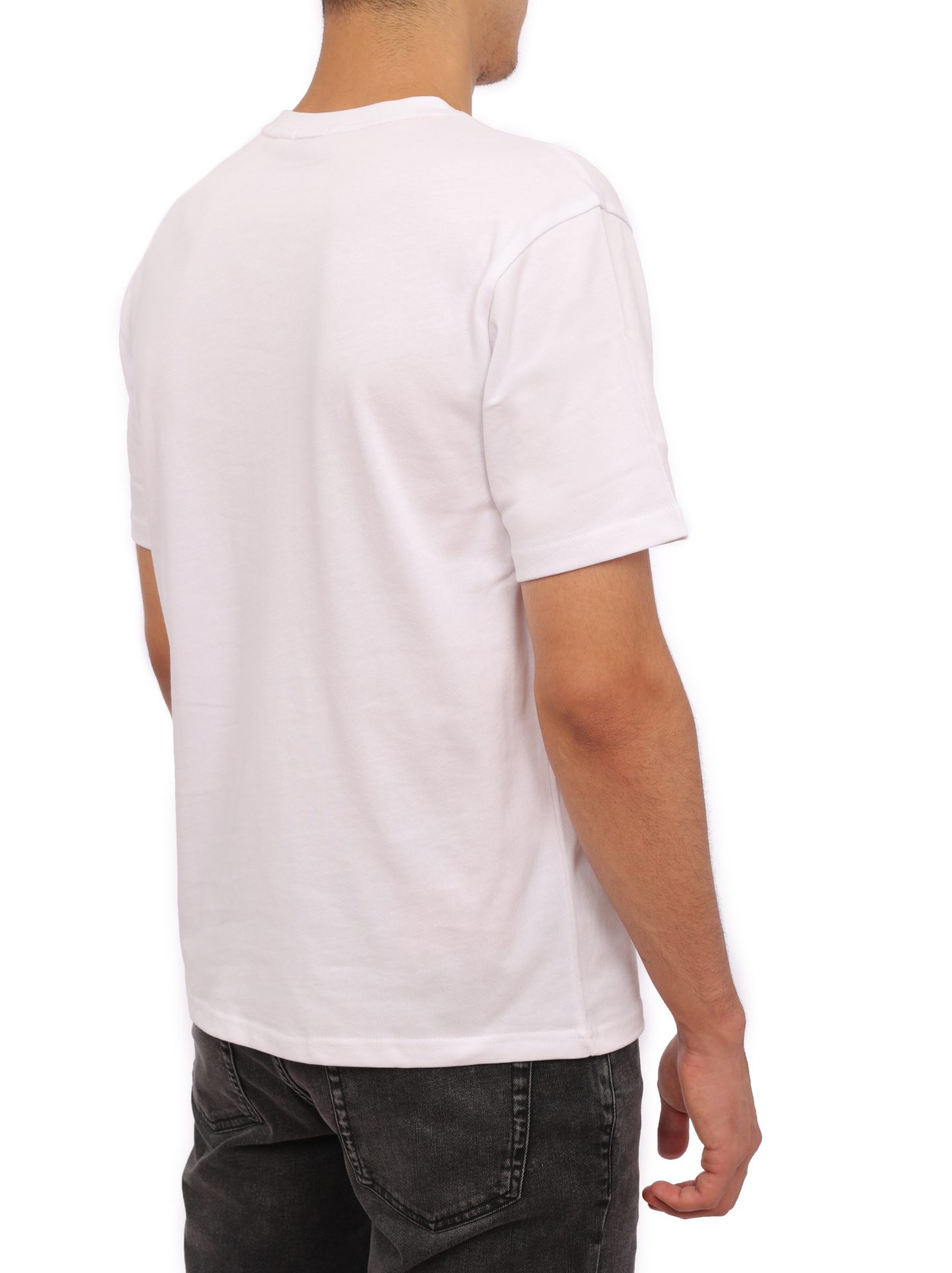 Футболка Boss 50499459 100 белая мужская с принтом — купить в интернет-магазине Verdistore