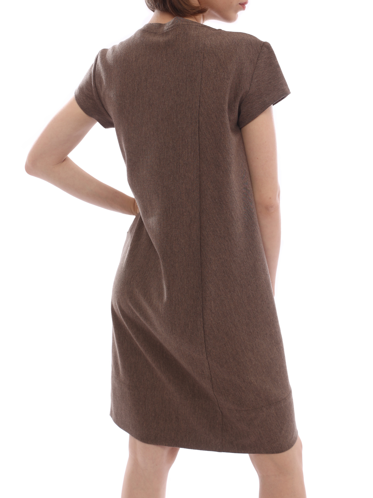 Платье Brunello Cucinelli M0R26A4007 коричневое женское — купить в интернет-магазине Verdistore